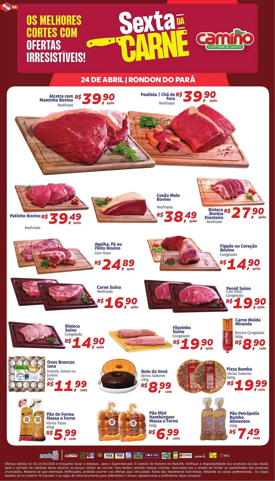 Encarte de Catálogo Camiño supermercados 24 de abril até 24 de abril 2026 - Pagina 1