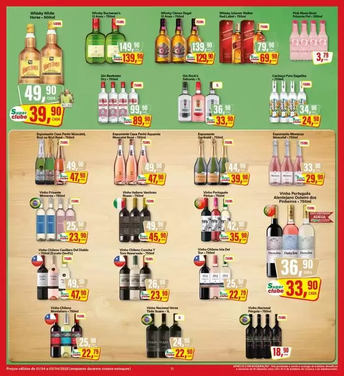 Encarte de Ofertas especiais atraentes para todos 1 de abril até 3 de abril 2025 - Pagina 11