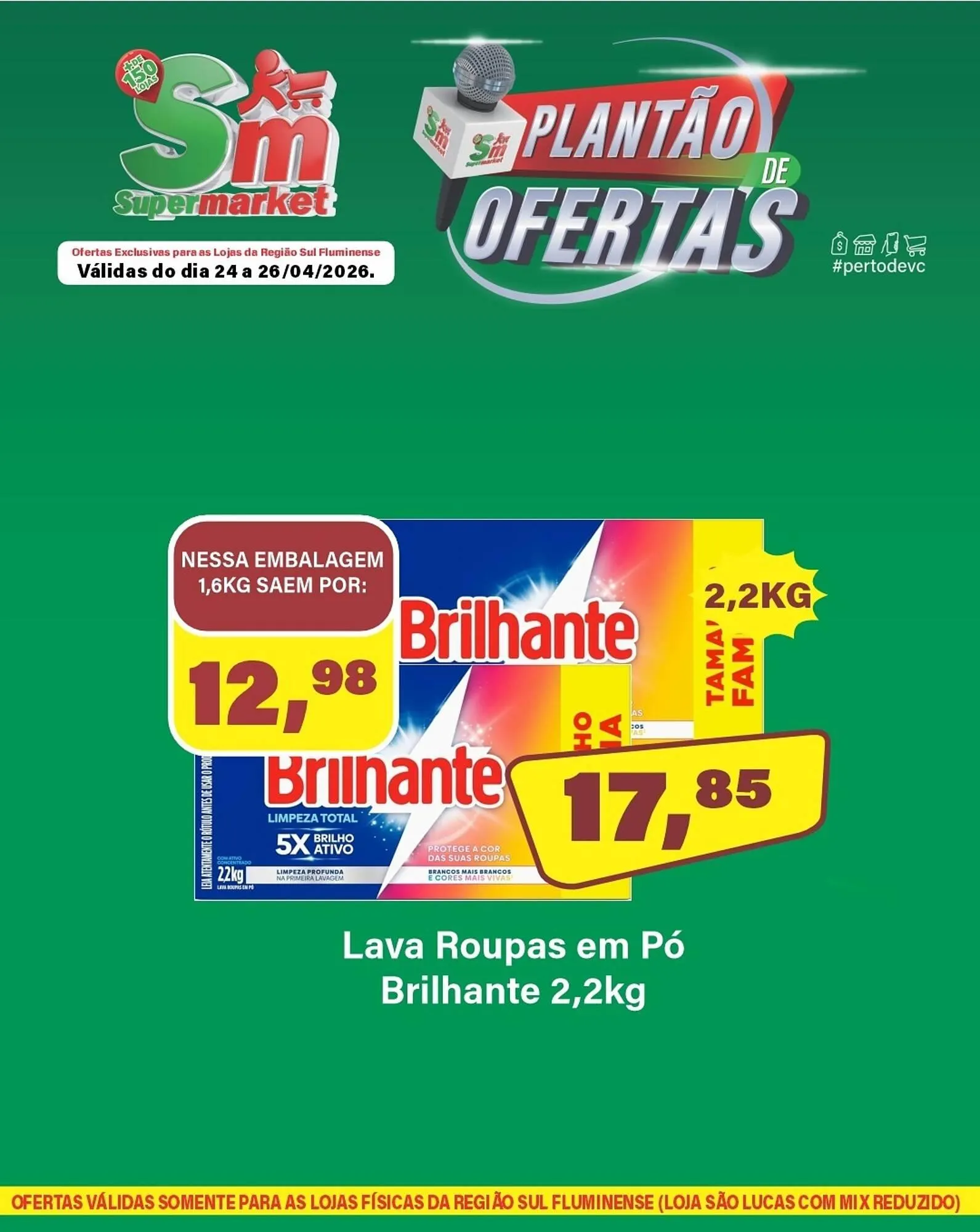 Encarte de Catálogo Floresta Supermercados 24 de abril até 26 de abril 2026 - Pagina 1