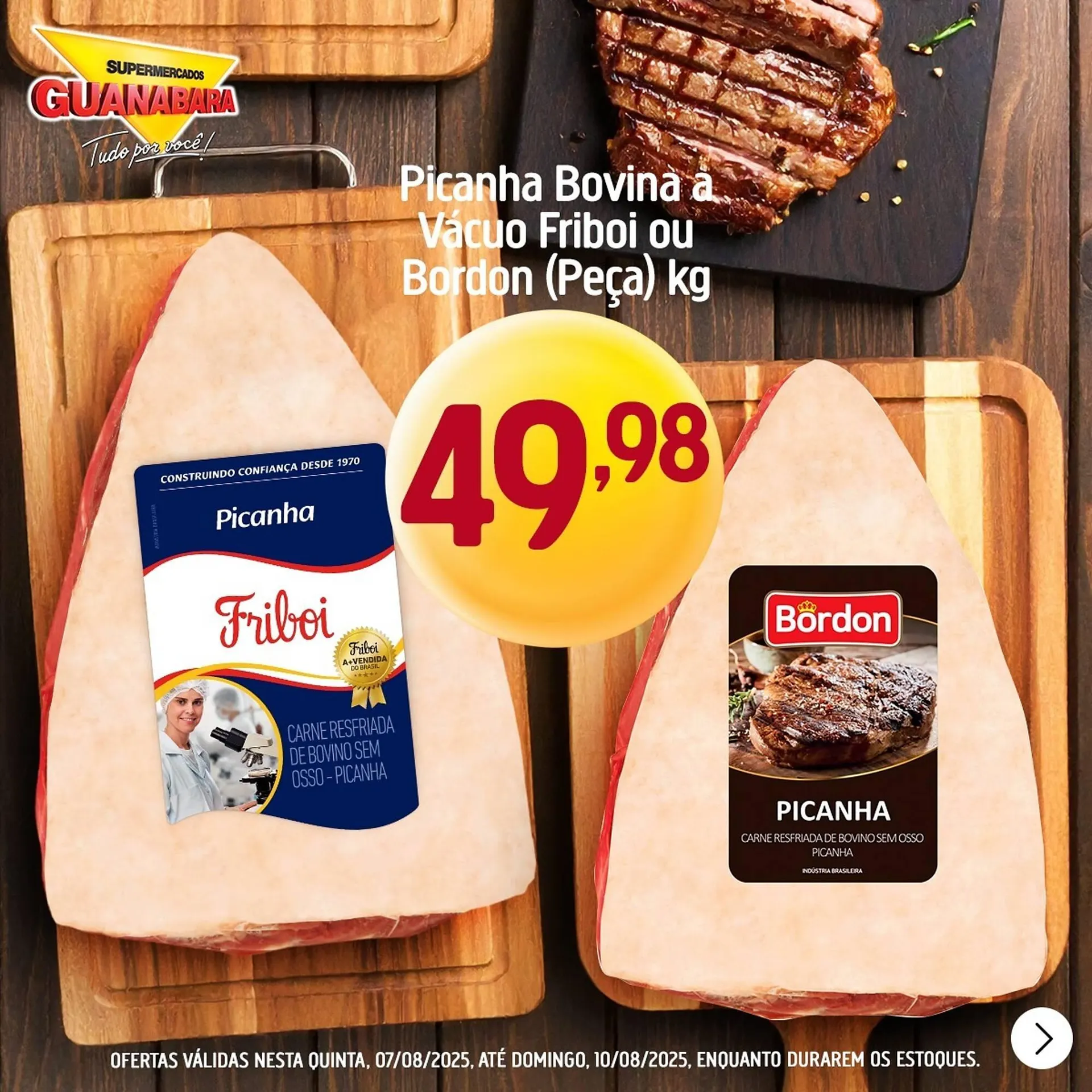 Encarte de Catálogo Supermercados Guanabara 7 de agosto até 10 de agosto 2025 - Pagina 1