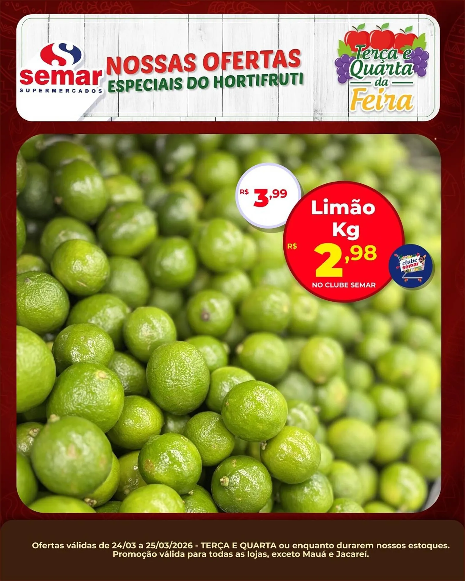 Encarte de Folheto Semar Supermercado 24 de março até 25 de março 2026 - Pagina 4