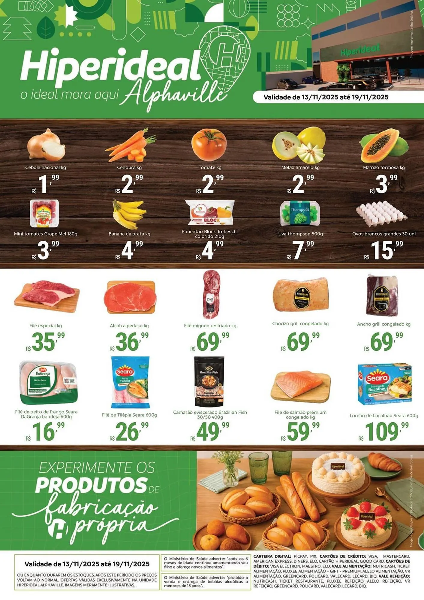 Encarte de Catálogo Hiperideal Supermercados 11 de novembro até 19 de novembro 2025 - Pagina 1
