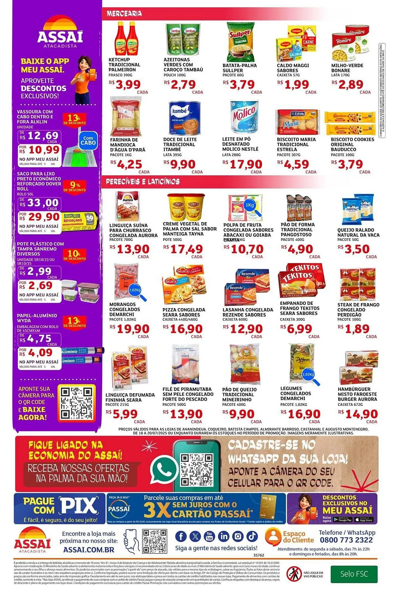 Encarte de Catálogo Assaí Atacadista 18 de julho até 20 de julho 2025 - Pagina 2
