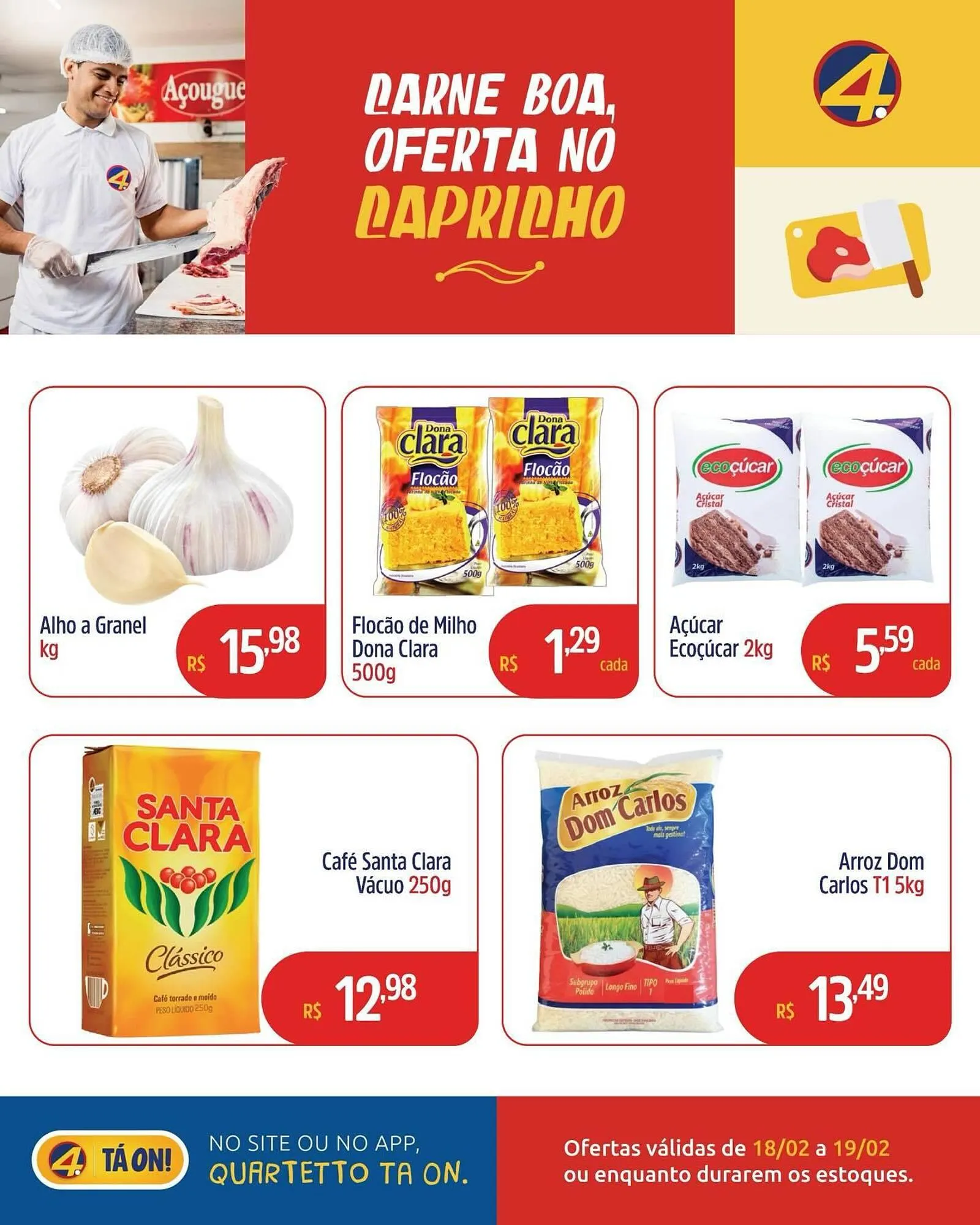 Encarte de Catálogo Quartetto Supermercados 18 de fevereiro até 19 de fevereiro 2026 - Pagina 3