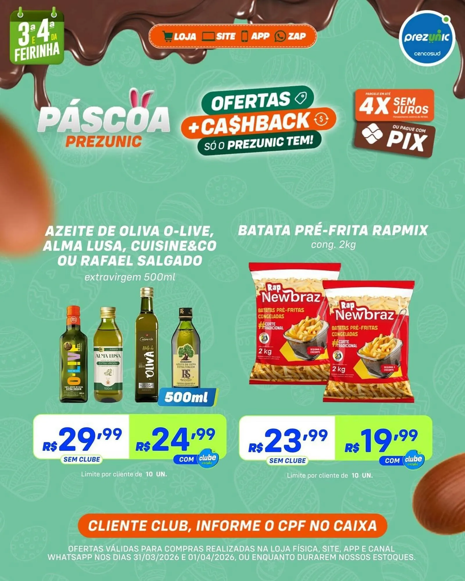 Encarte de Encarte Prezunic 31 de março até 1 de abril 2026 - Pagina 3