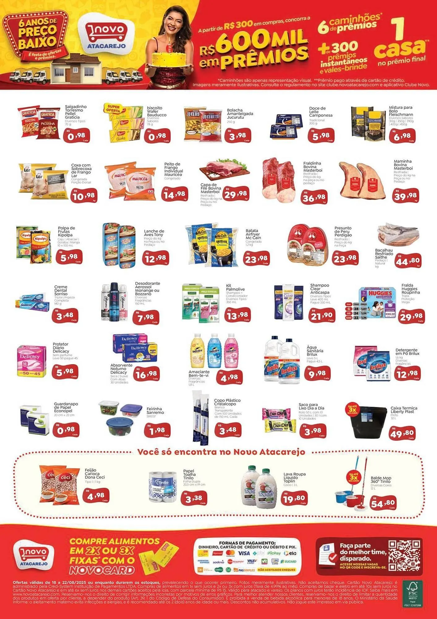 Encarte de Catálogo Novo Atacarejo 18 de agosto até 22 de agosto 2025 - Pagina 2