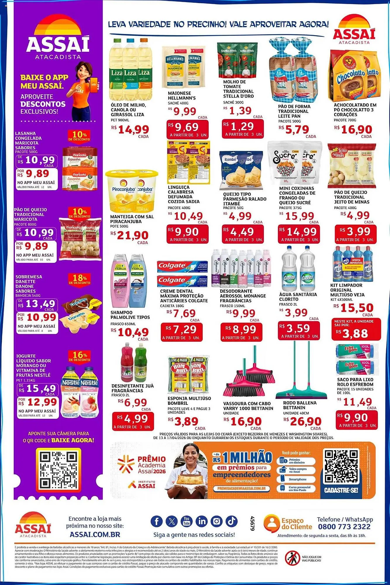 Encarte de Encarte Assaí Atacadista 13 de abril até 17 de abril 2026 - Pagina 2