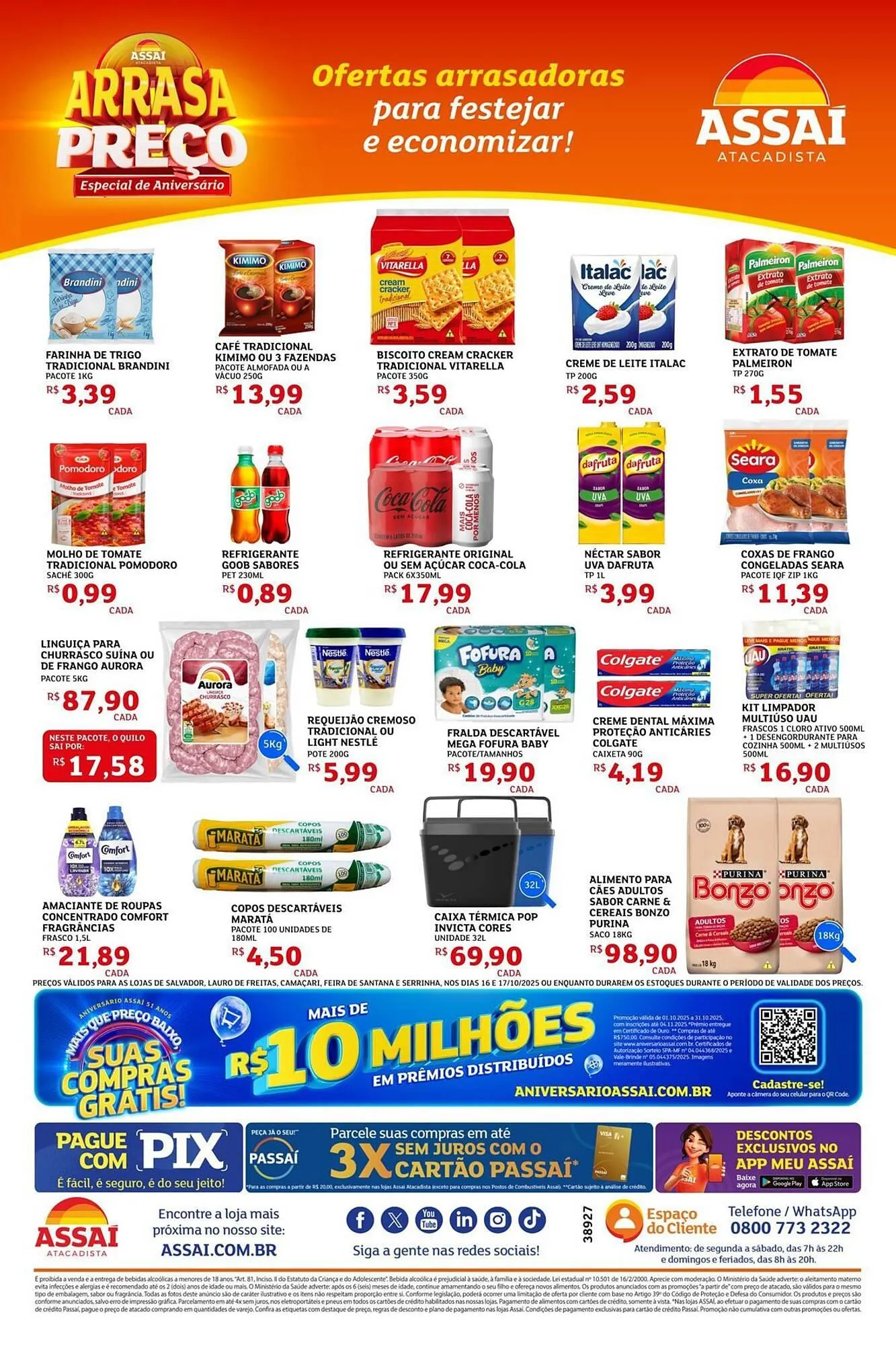 Encarte de Encarte Assaí Atacadista 16 de outubro até 17 de outubro 2025 - Pagina 2
