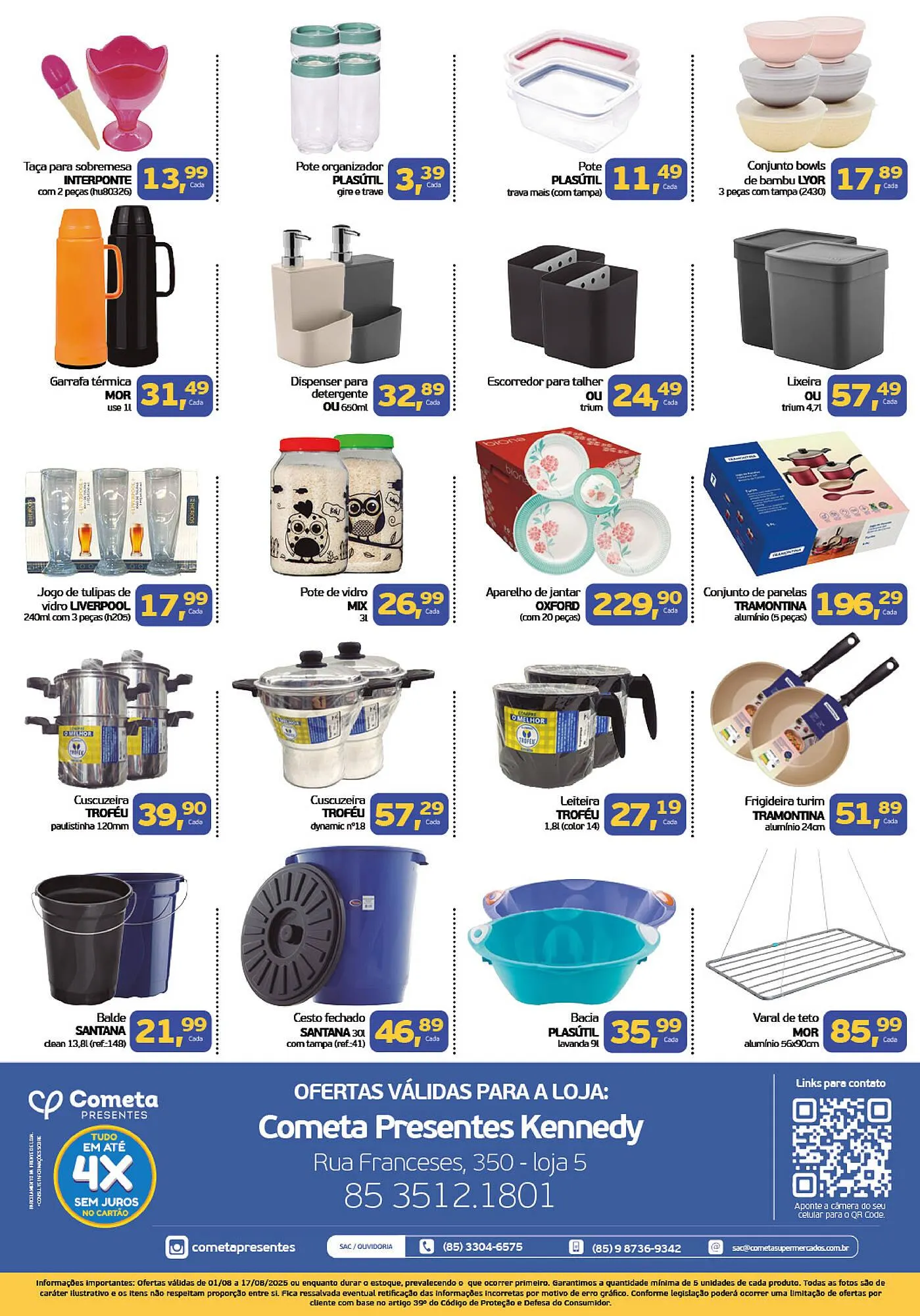Encarte de Catálogo Cometa Supermercados 1 de agosto até 17 de agosto 2025 - Pagina 2