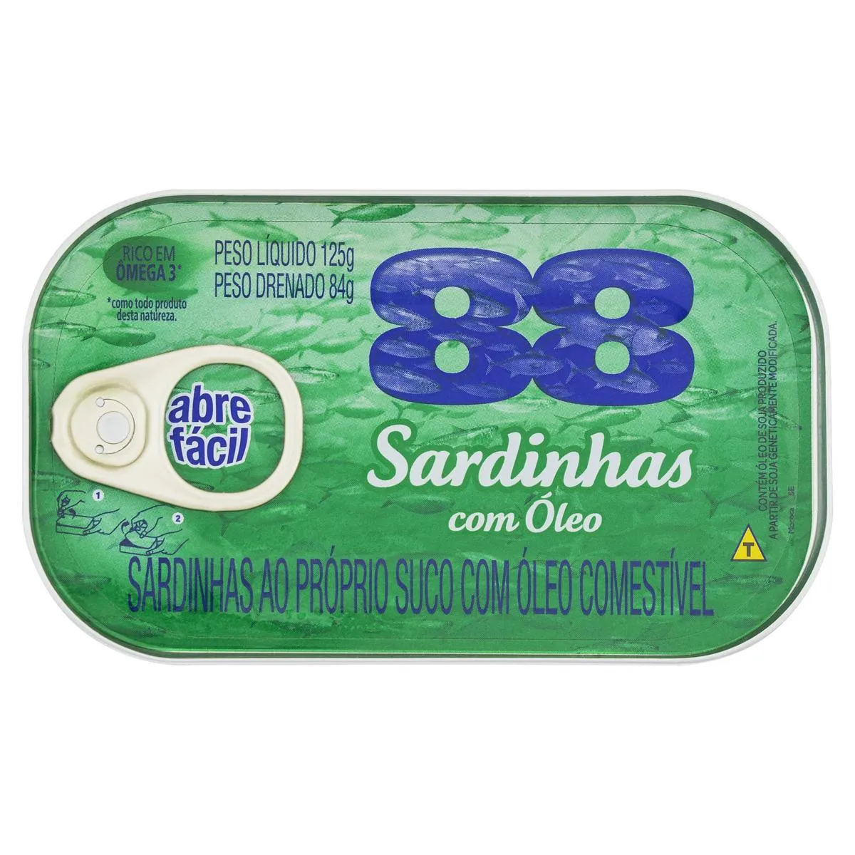 Sardinha em Óleo Comestível lata 84g - 88