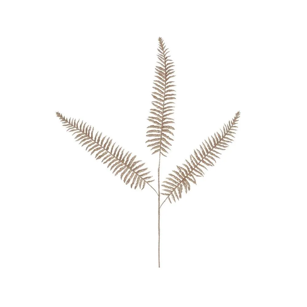 Haste Folha com Glitter X3 Rosé 79cm