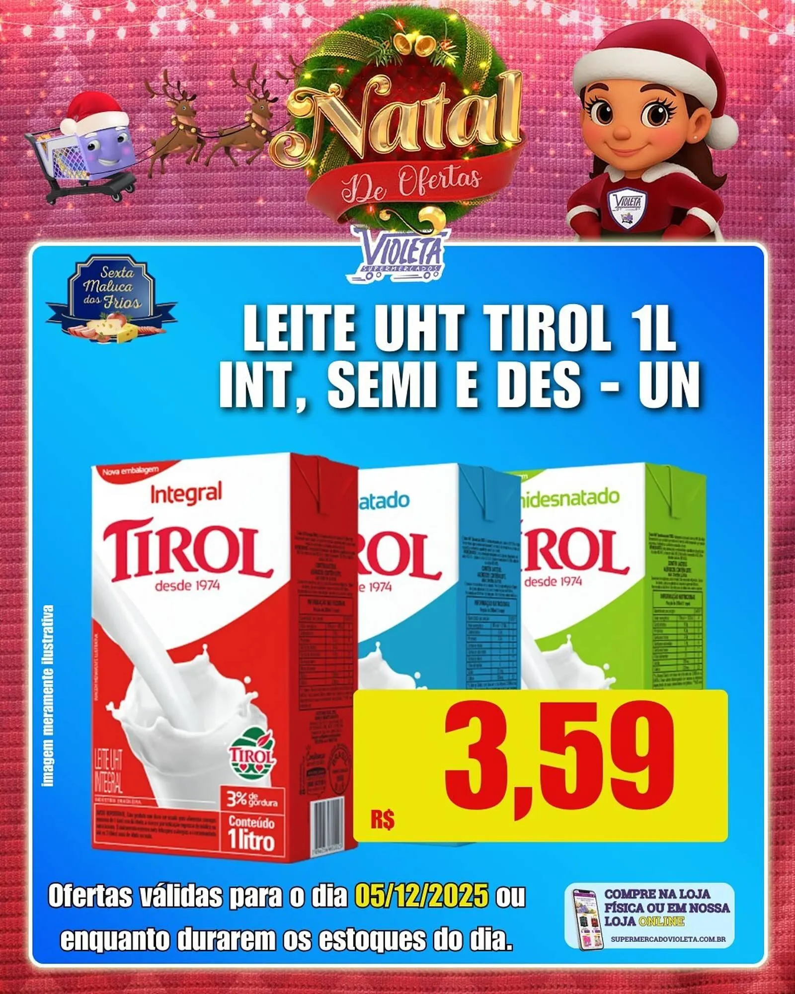 Encarte de Catálogo Violeta Supermercados 5 de dezembro até 5 de dezembro 2025 - Pagina 2