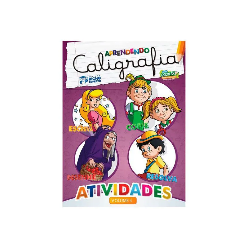 Aprendendo Caligrafia Atividades - Bicho Esperto