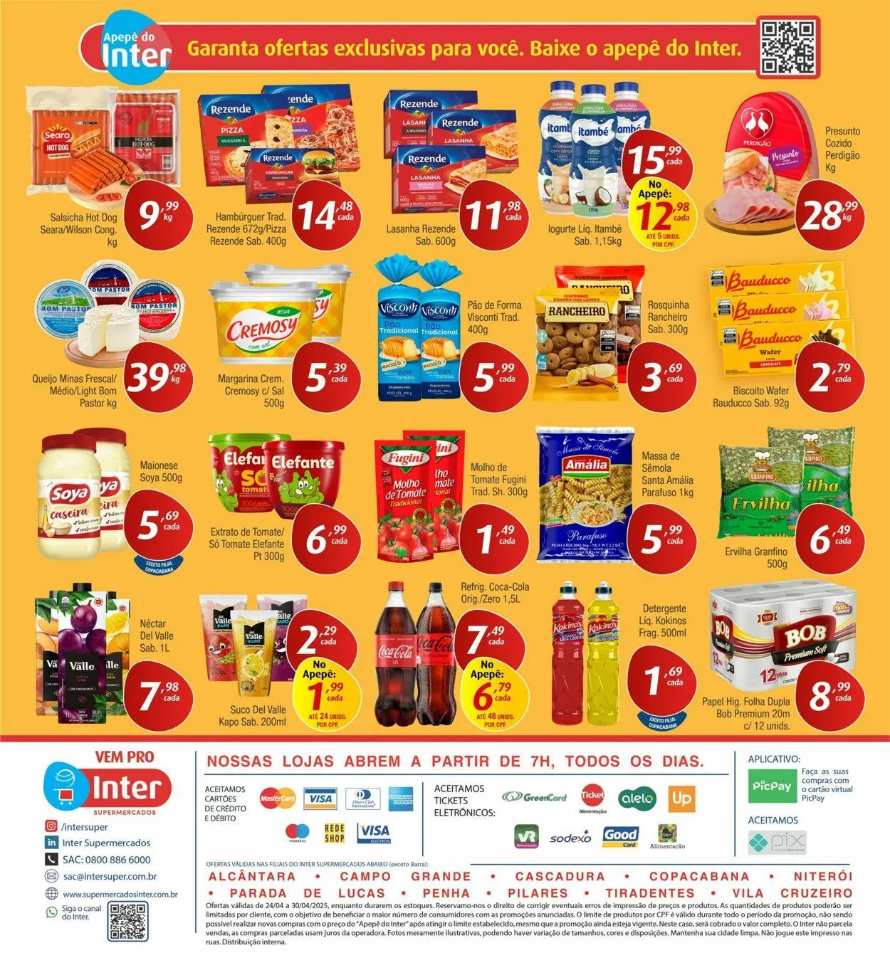 Encarte de Inter Supermercados 21 de abril até 30 de abril 2025 - Pagina 2