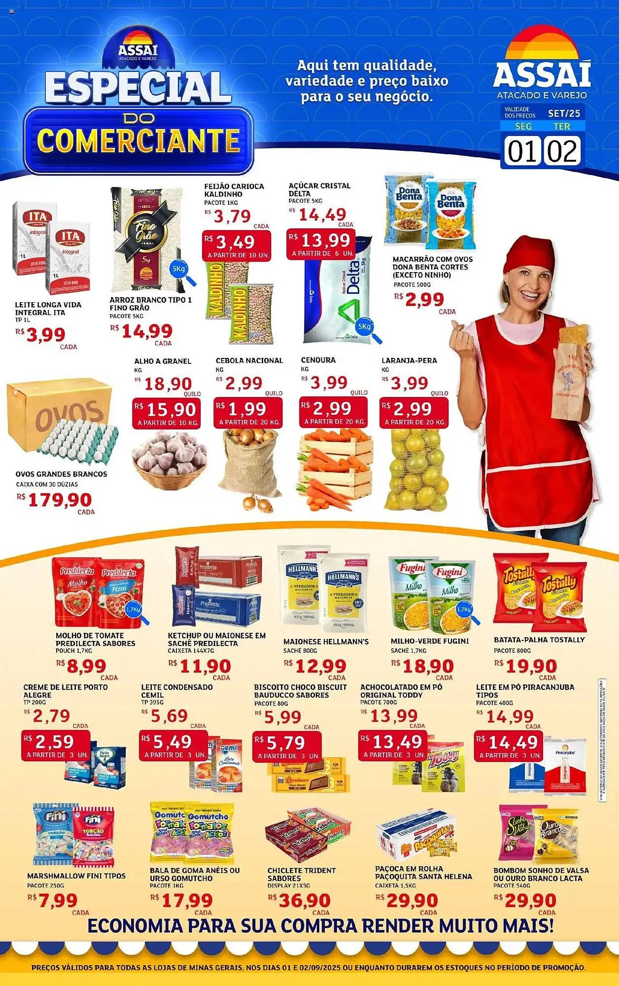 Encarte de Catálogo Assaí Atacadista 1 de setembro até 2 de setembro 2025 - Pagina 1