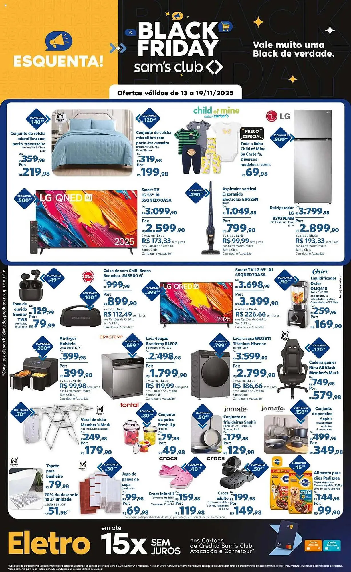 Encarte de Folheto Sam's Club 13 de novembro até 20 de novembro 2025 - Pagina 1