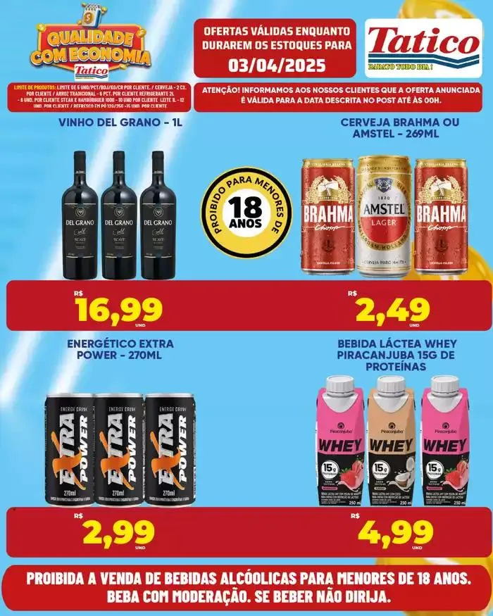 Encarte de Encarte Tatico 3 de abril até 6 de abril 2025 - Pagina 23