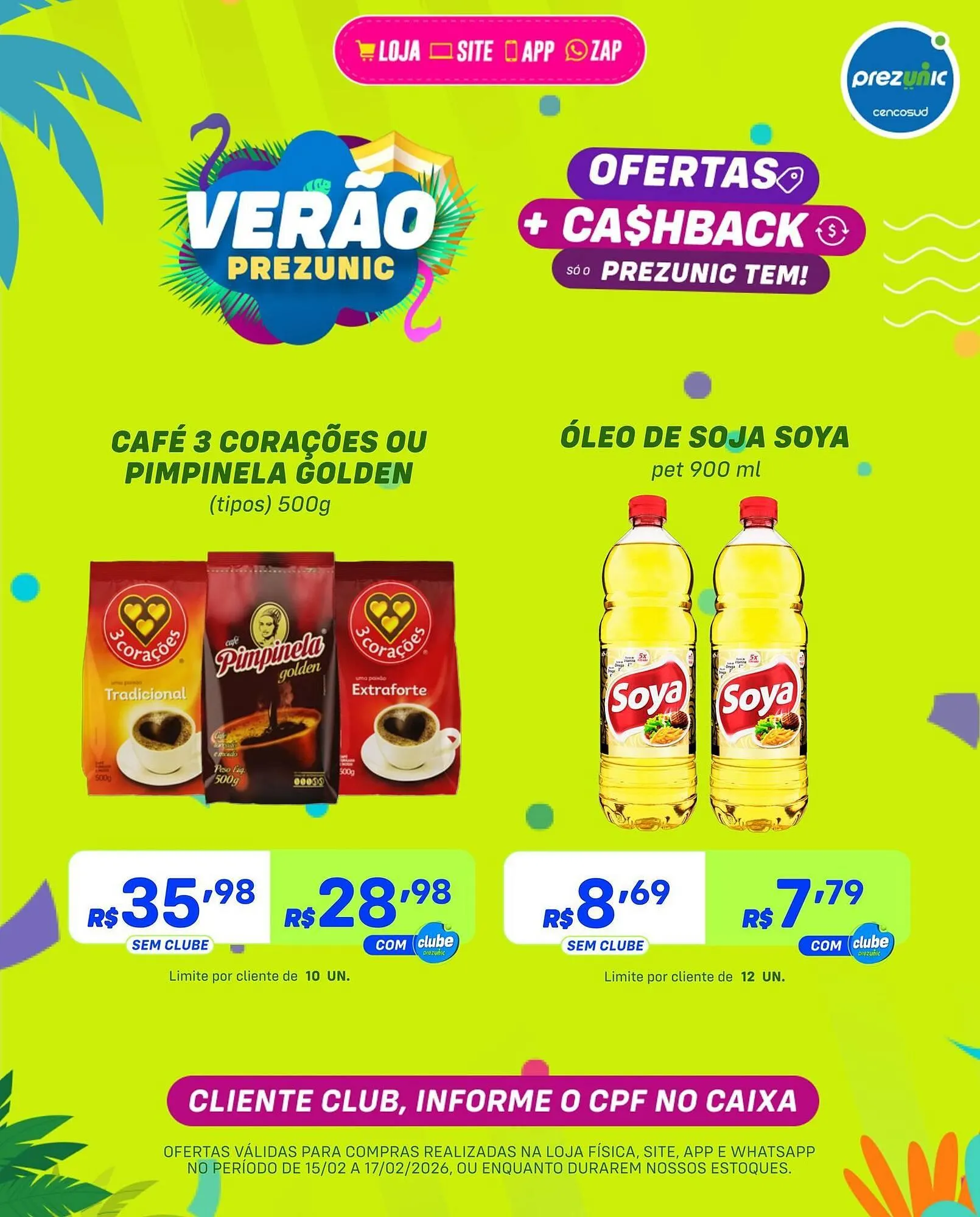 Encarte de Encarte Prezunic 15 de fevereiro até 17 de fevereiro 2026 - Pagina 4