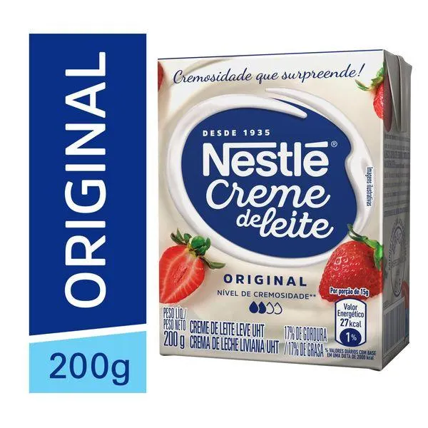 Creme de Leite Nestlé Leve 200g (Tetra Pak)