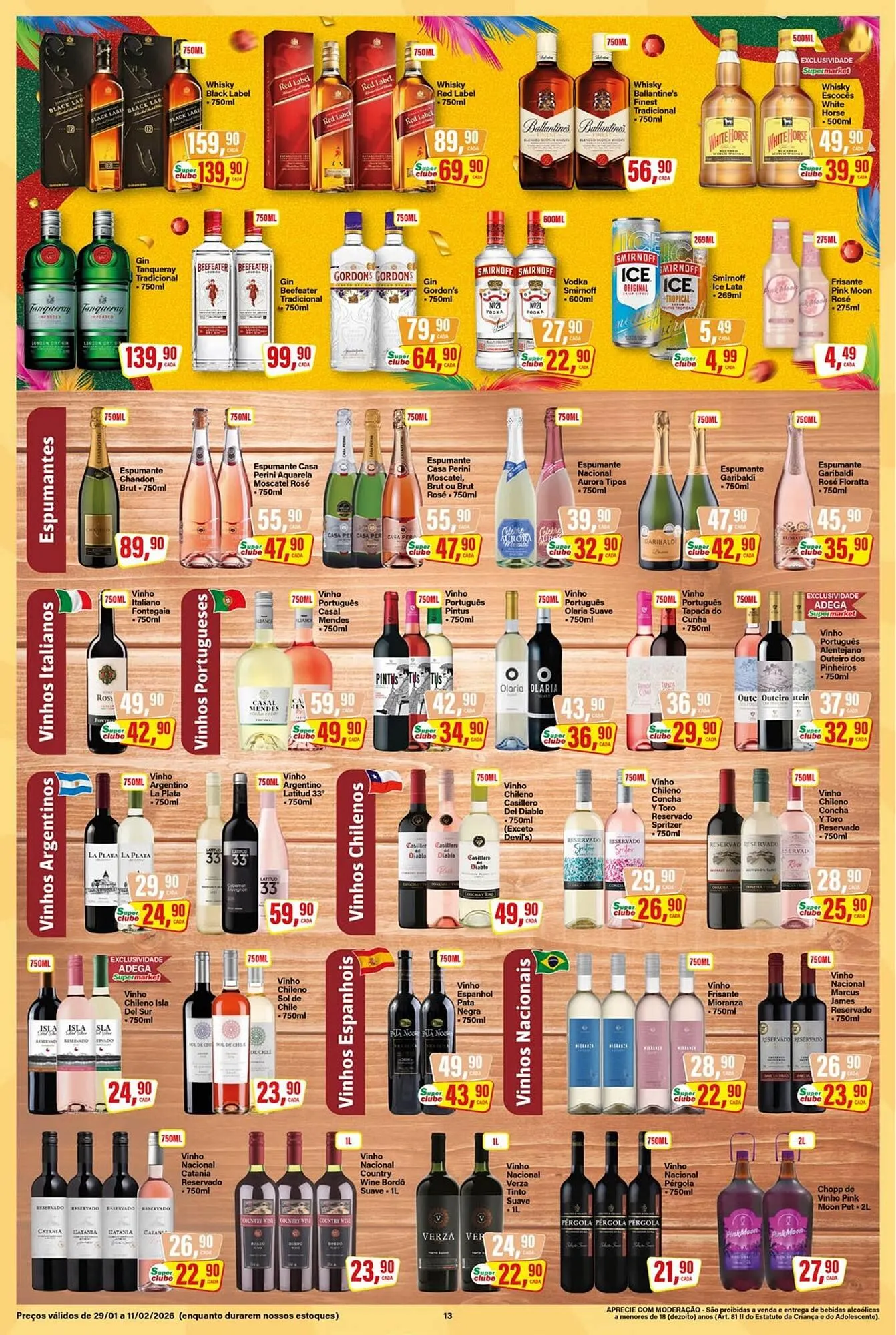 Encarte de Encarte Rede Supermarket 10 de fevereiro até 11 de fevereiro 2026 - Pagina 13