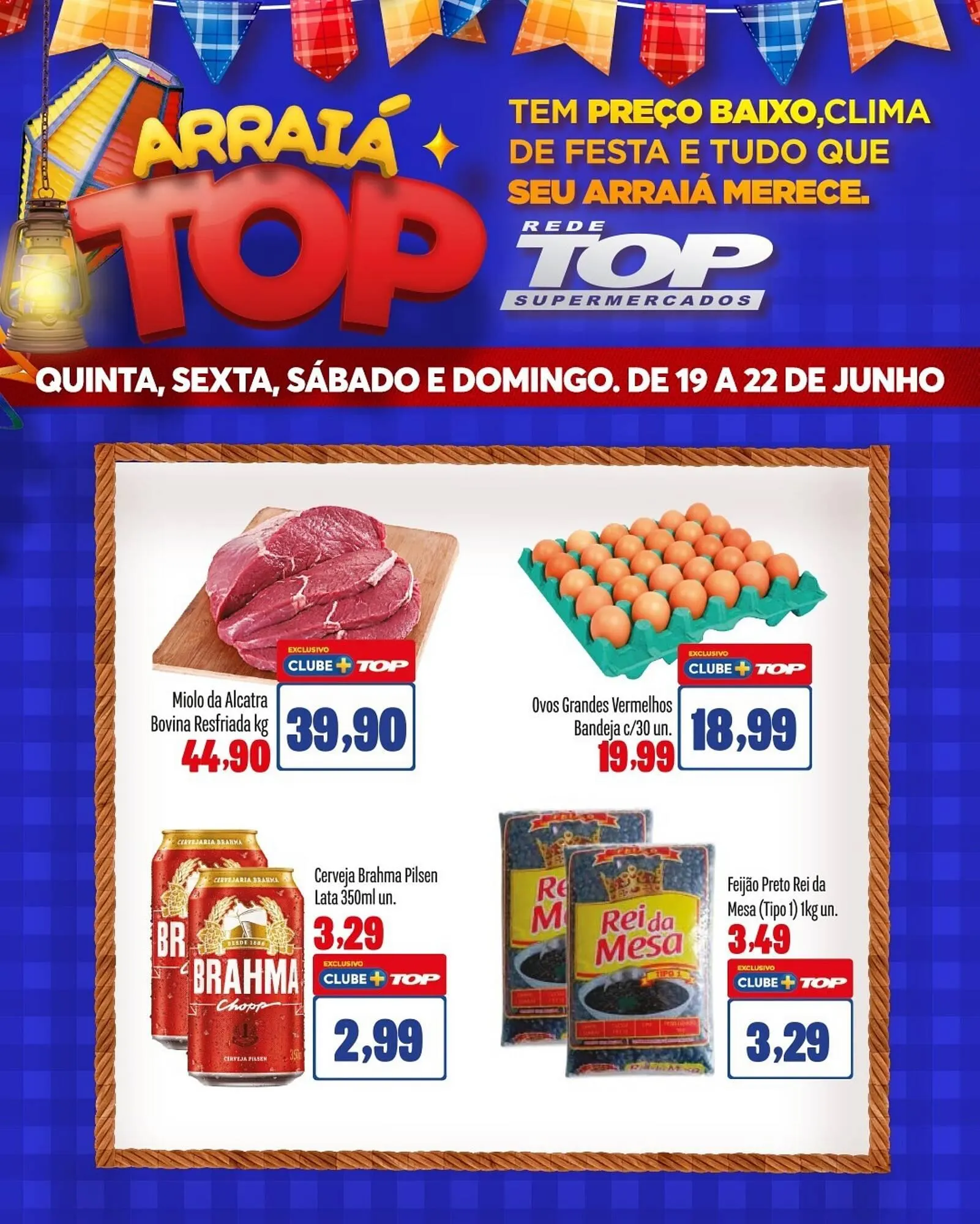 Encarte de Catálogo Rede Top 19 de junho até 22 de junho 2025 - Pagina 1