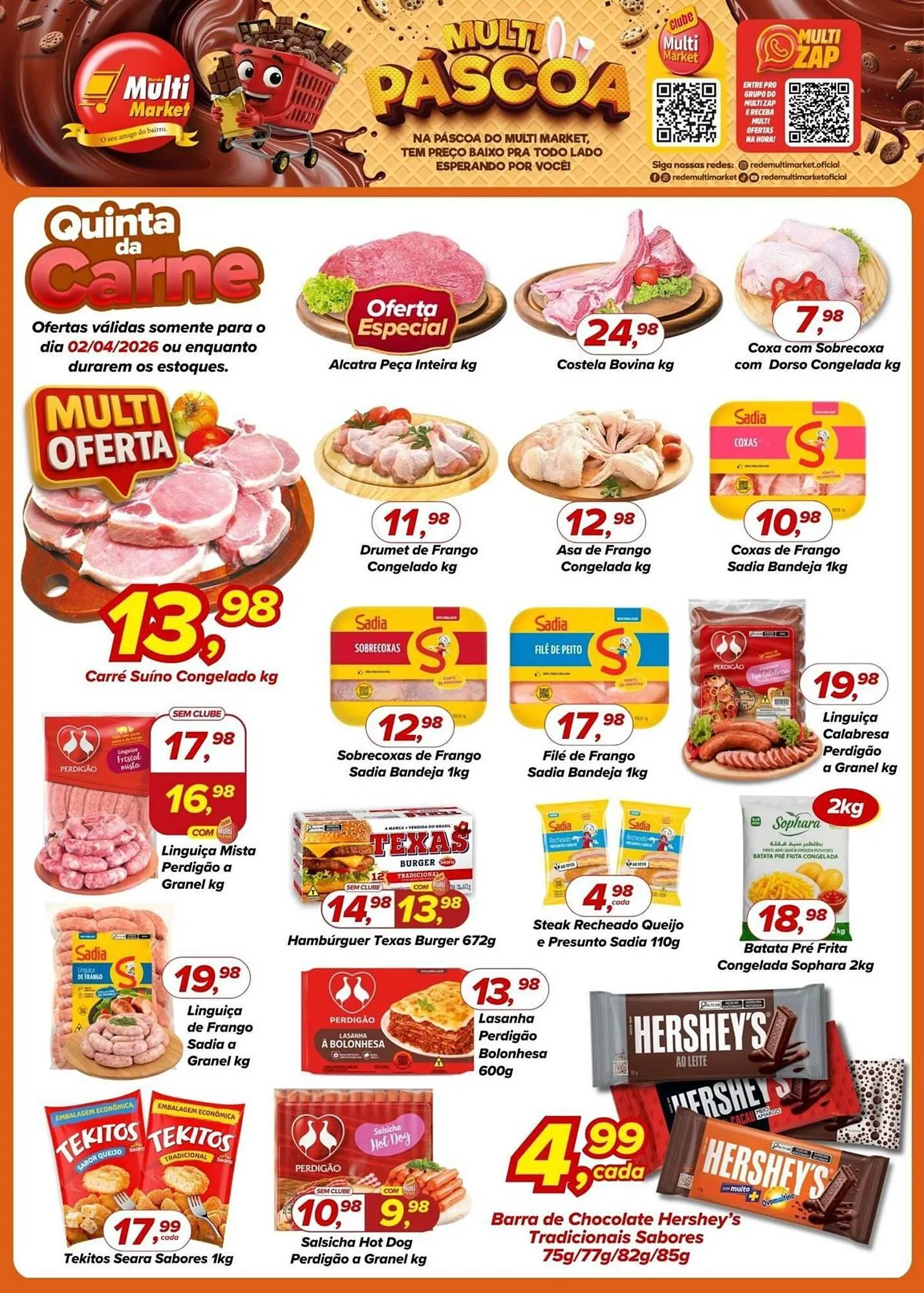 Encarte de Encarte Rede Multi Market 2 de abril até 2 de abril 2026 - Pagina 1