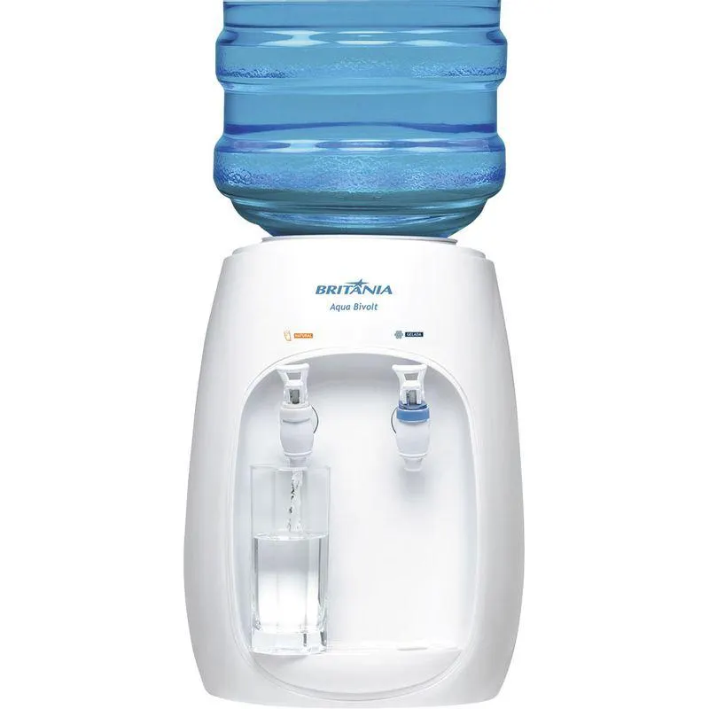 Bebedouro Garrafão Eletrônico Britânia Aqua Branco Bivolt