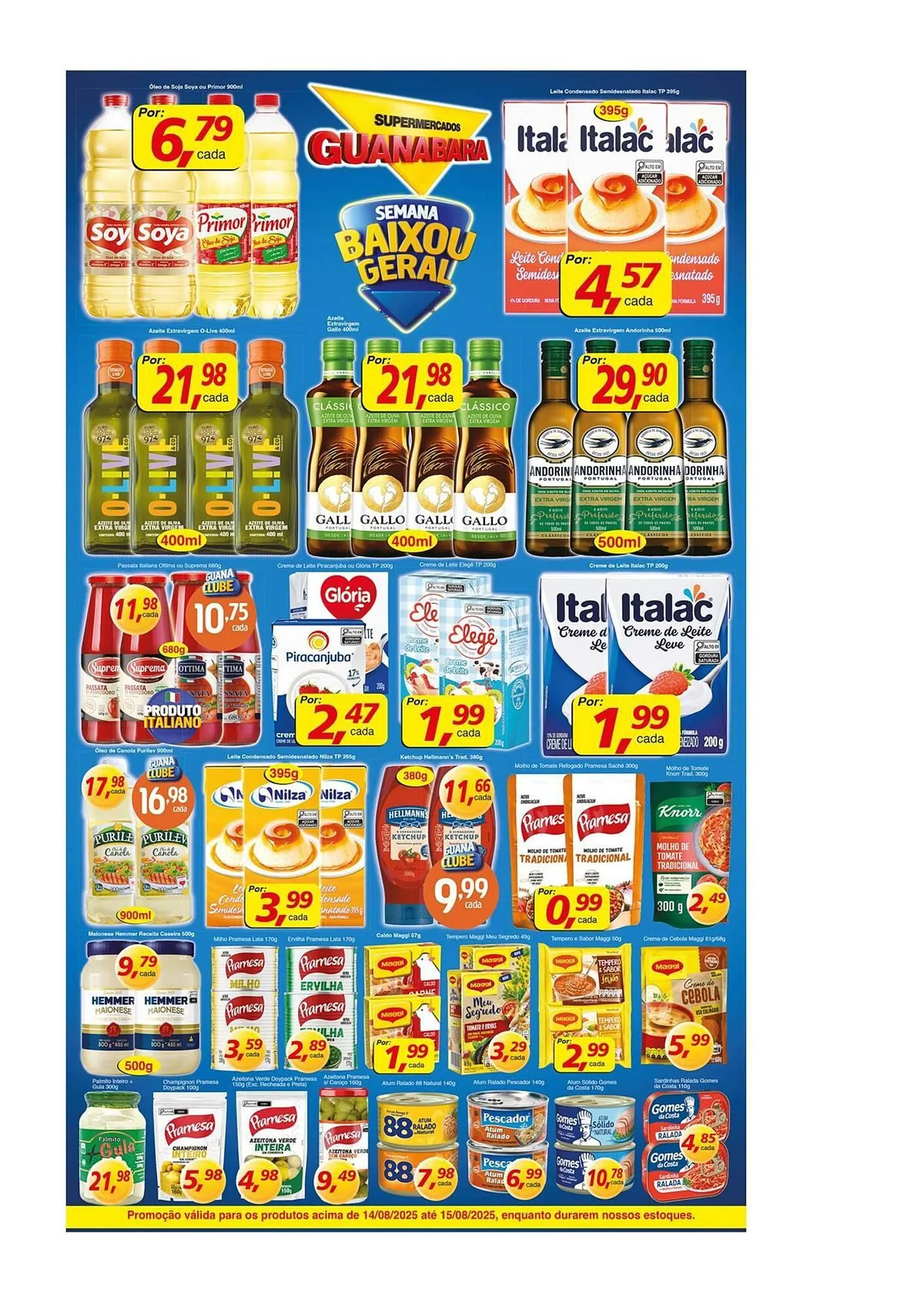 Encarte de Catálogo Supermercados Guanabara 14 de agosto até 15 de agosto 2025 - Pagina 3