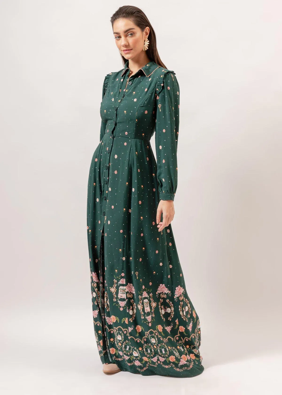 Vestido Longo Chateau de Chantilly