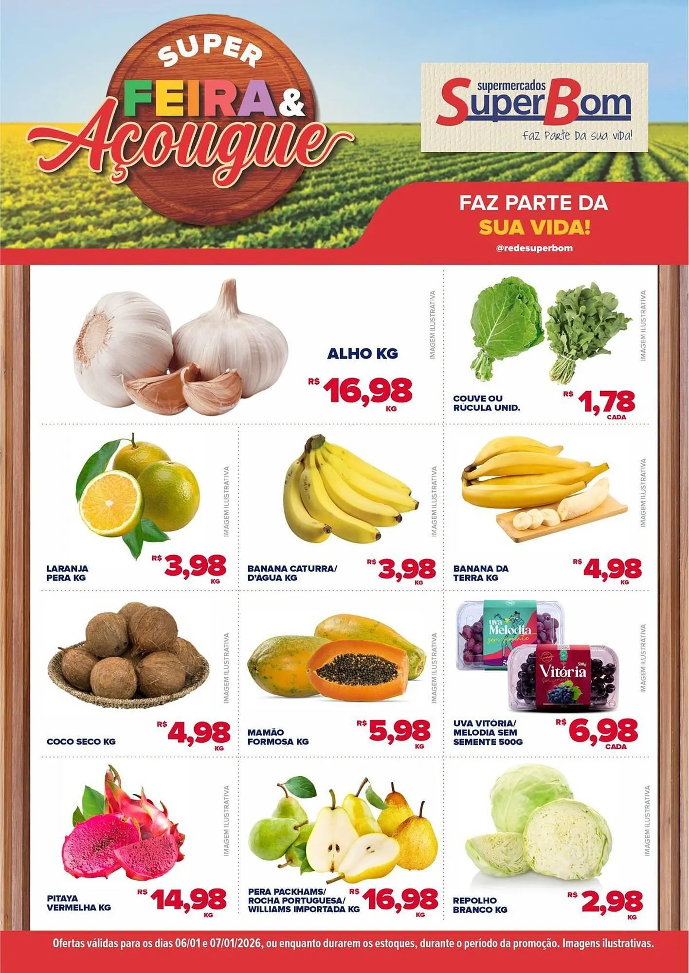 Encarte de Encarte Super Bom 6 de janeiro até 7 de janeiro 2026 - Pagina 1