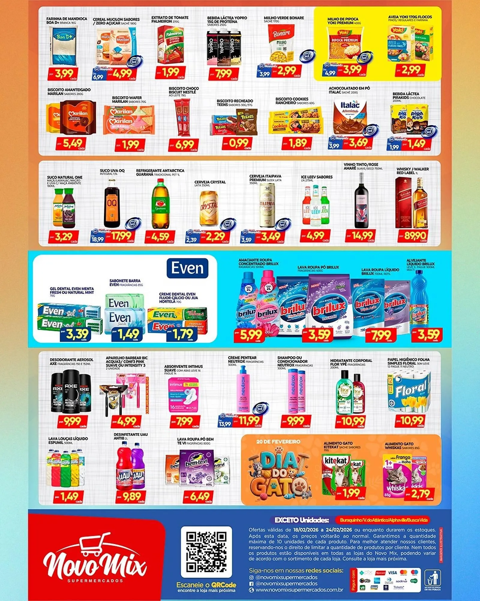 Encarte de Encarte Novo Mix 18 de fevereiro até 24 de fevereiro 2026 - Pagina 3