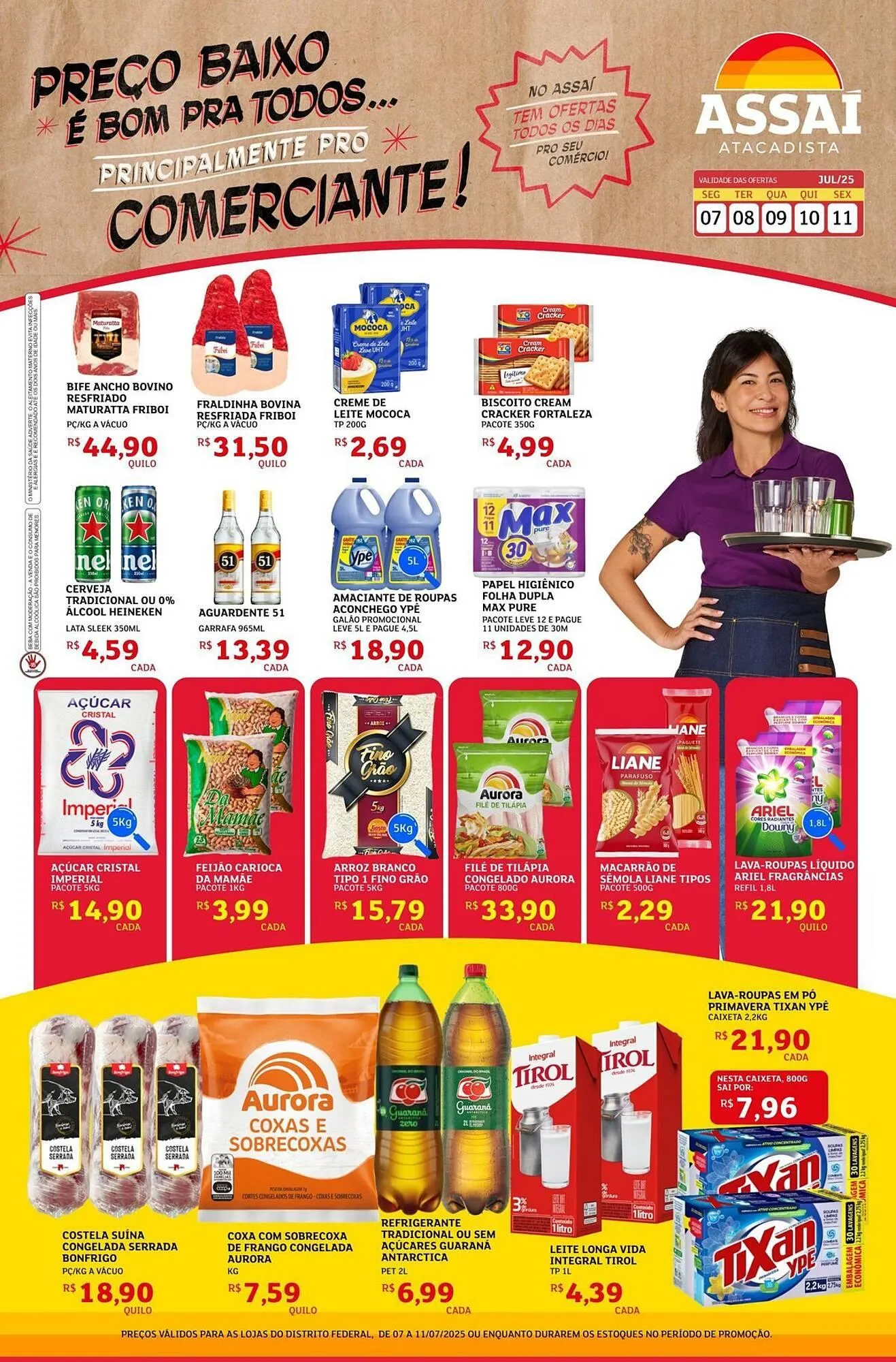 Encarte de Catálogo Assaí Atacadista 8 de julho até 11 de julho 2025 - Pagina 1
