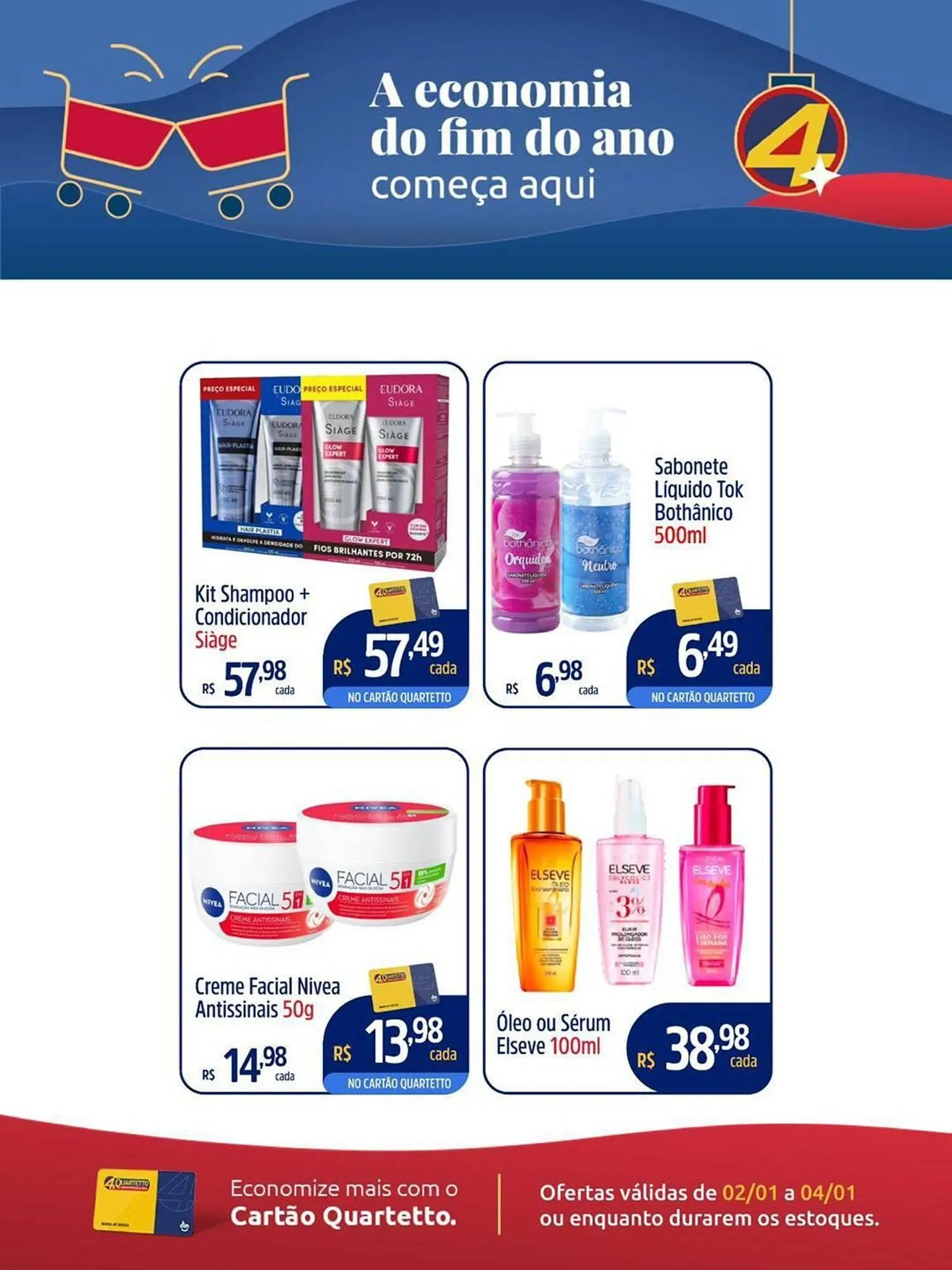 Encarte de Catálogo Quartetto Supermercados 1 de fevereiro até 1 de abril 2026 - Pagina 2