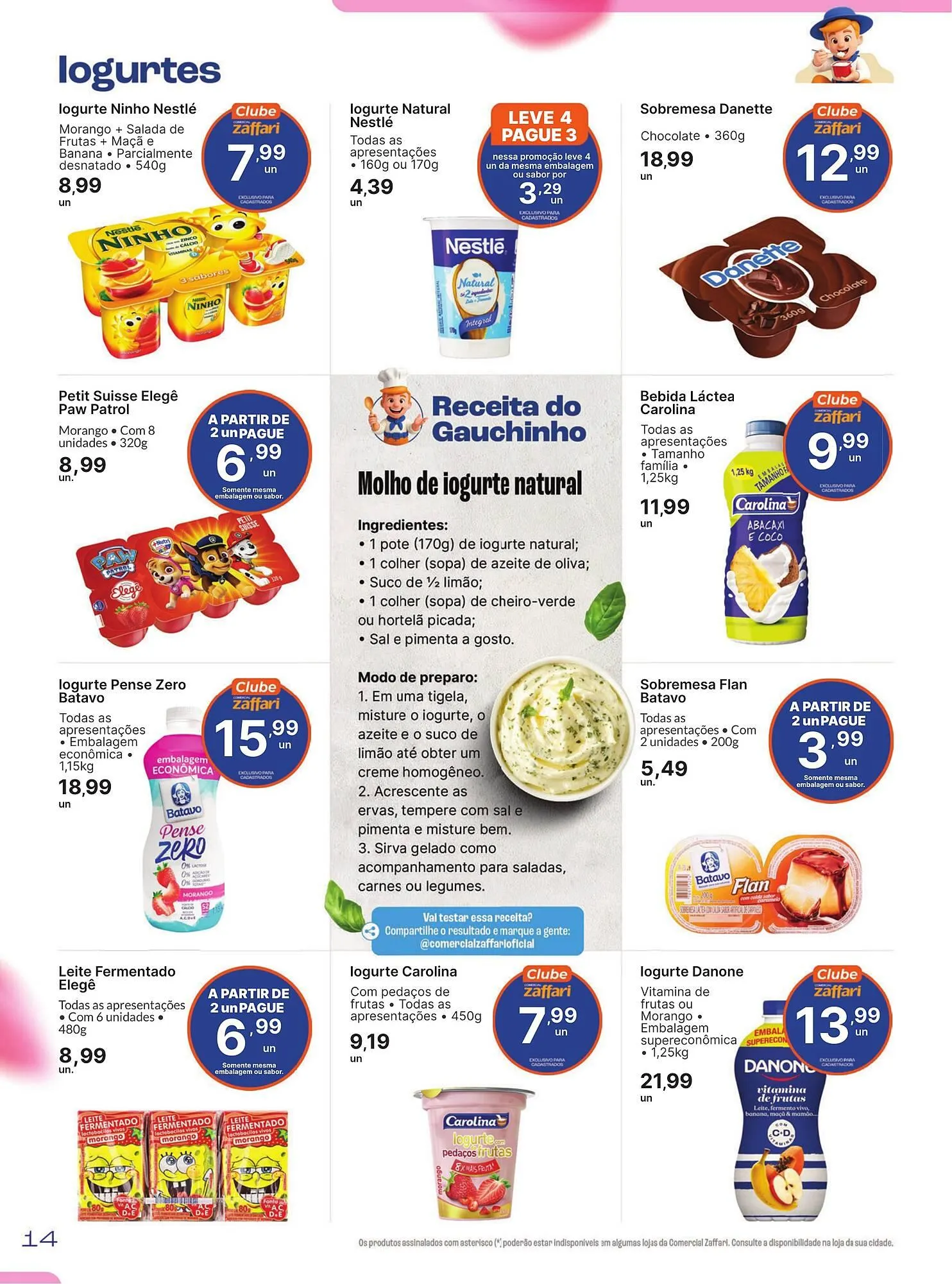 Encarte de Encarte Comercial Zaffari 3 de março até 9 de março 2026 - Pagina 14