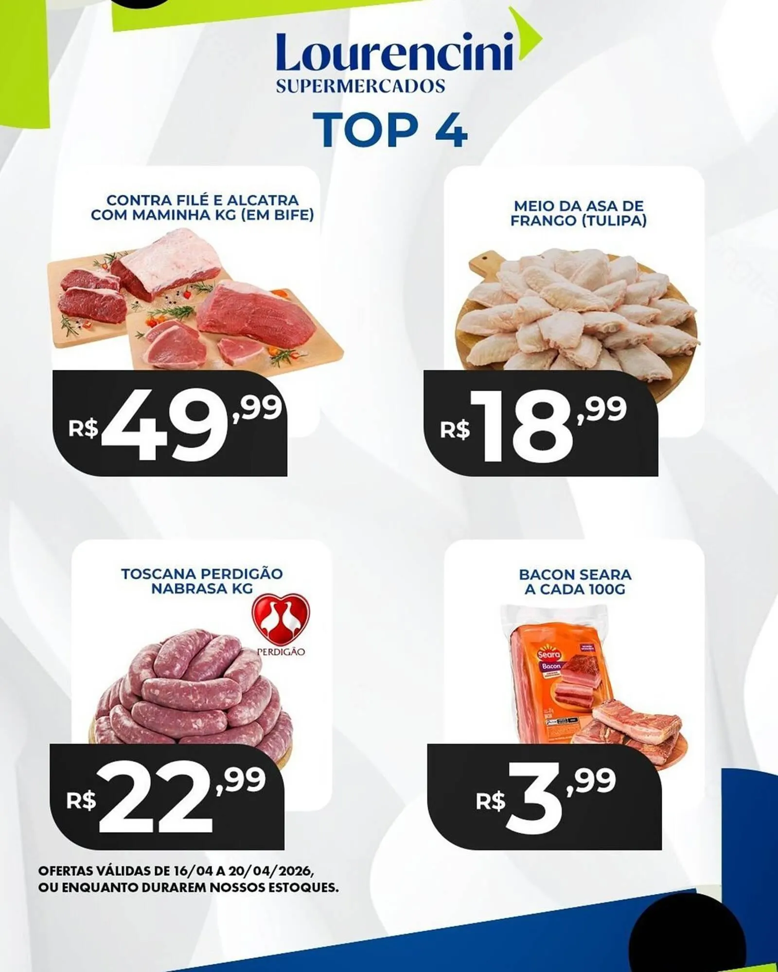 Encarte de Catálogo Lourencini Supermercados 16 de abril até 20 de abril 2026 - Pagina 2