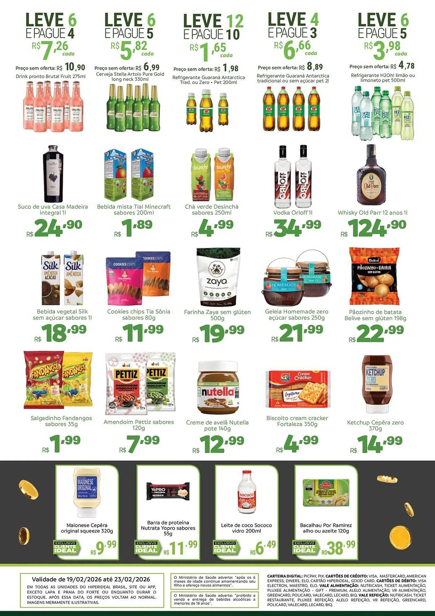 Encarte de Catálogo Hiperideal Supermercados 19 de fevereiro até 23 de fevereiro 2026 - Pagina 3