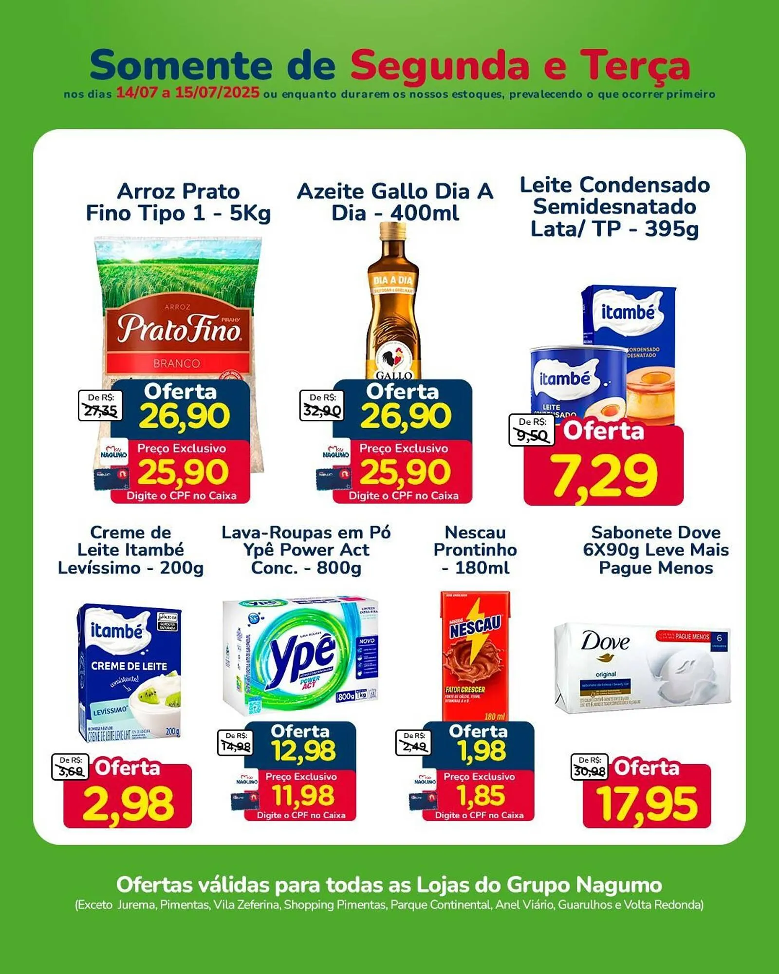 Encarte de Catálogo Nagumo 14 de julho até 15 de julho 2025 - Pagina 3