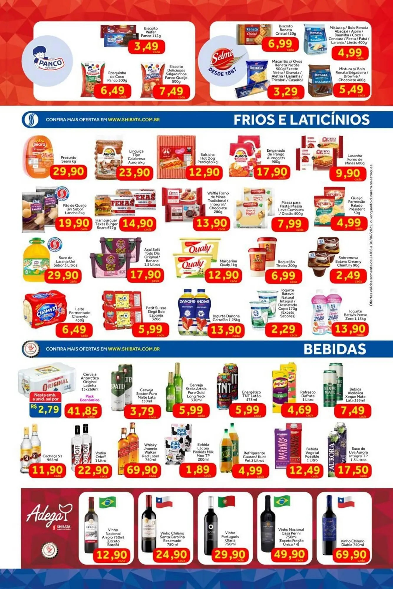 Encarte de Catálogo Shibata Supermercados 24 de junho até 30 de junho 2025 - Pagina 3