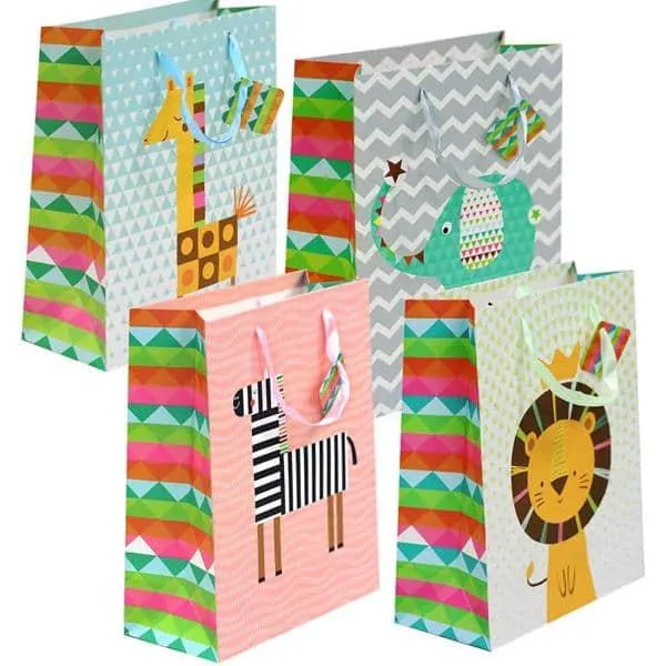 Sacola para presente, Zoo glitter, 18493, Yazi - PT 1 UN