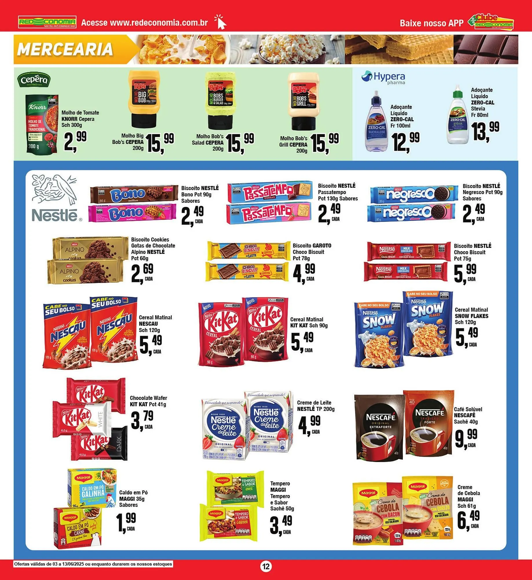 Encarte de Catálogo Rede Economia 4 de junho até 14 de junho 2025 - Pagina 12