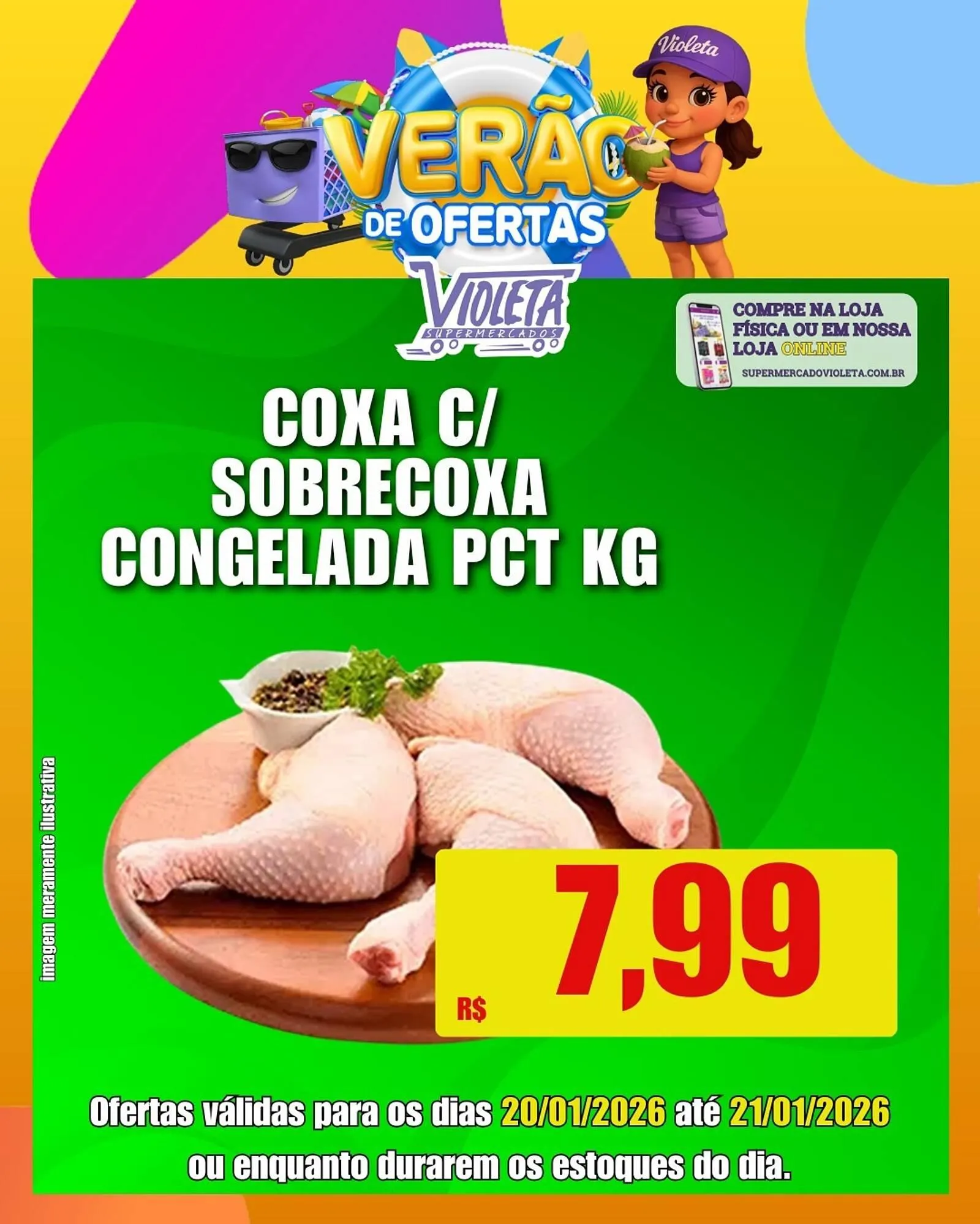 Encarte de Catálogo Violeta Supermercados 20 de janeiro até 21 de janeiro 2026 - Pagina 3