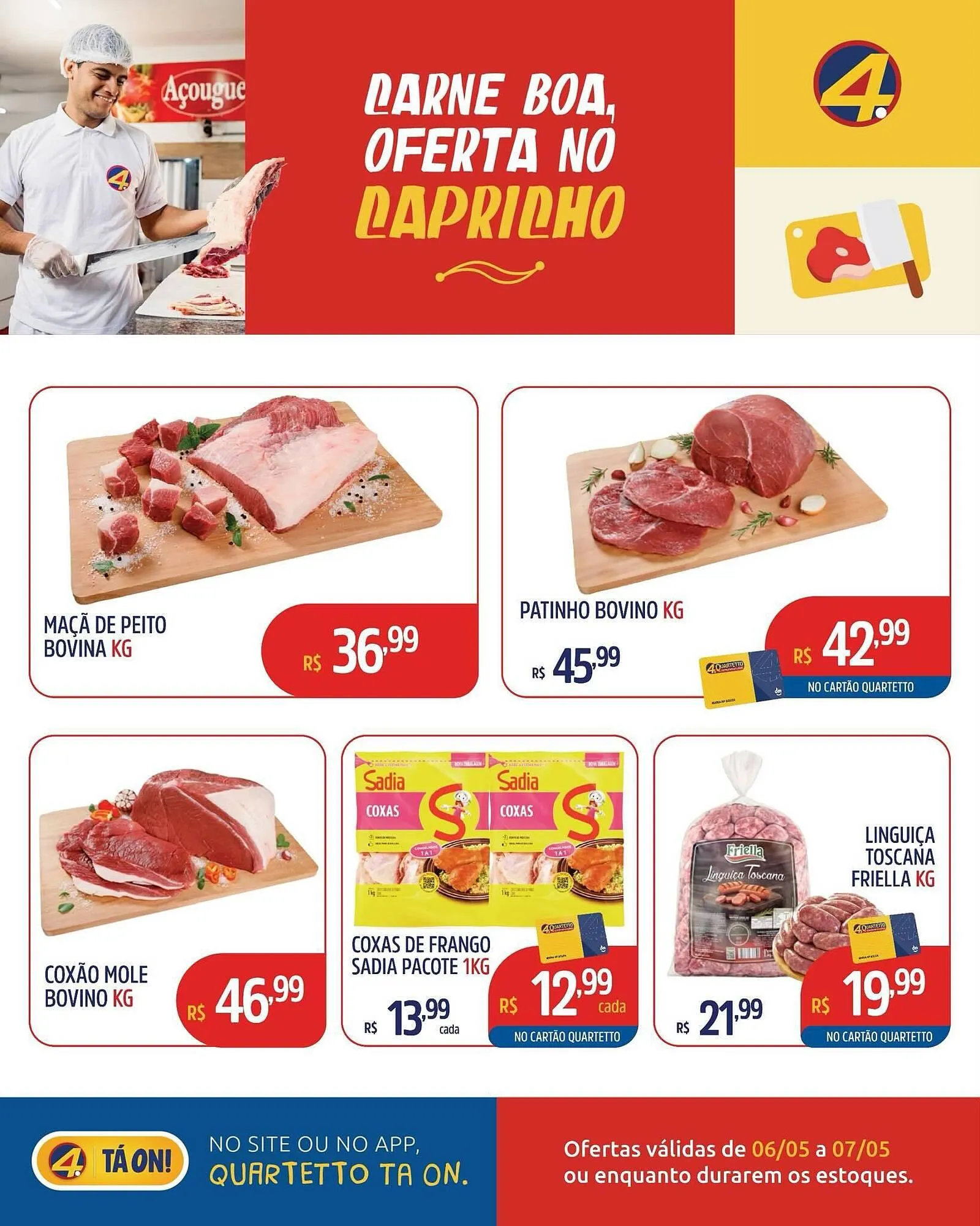 Encarte de Catálogo Quartetto Supermercados 6 de maio até 7 de maio 2026 - Pagina 2