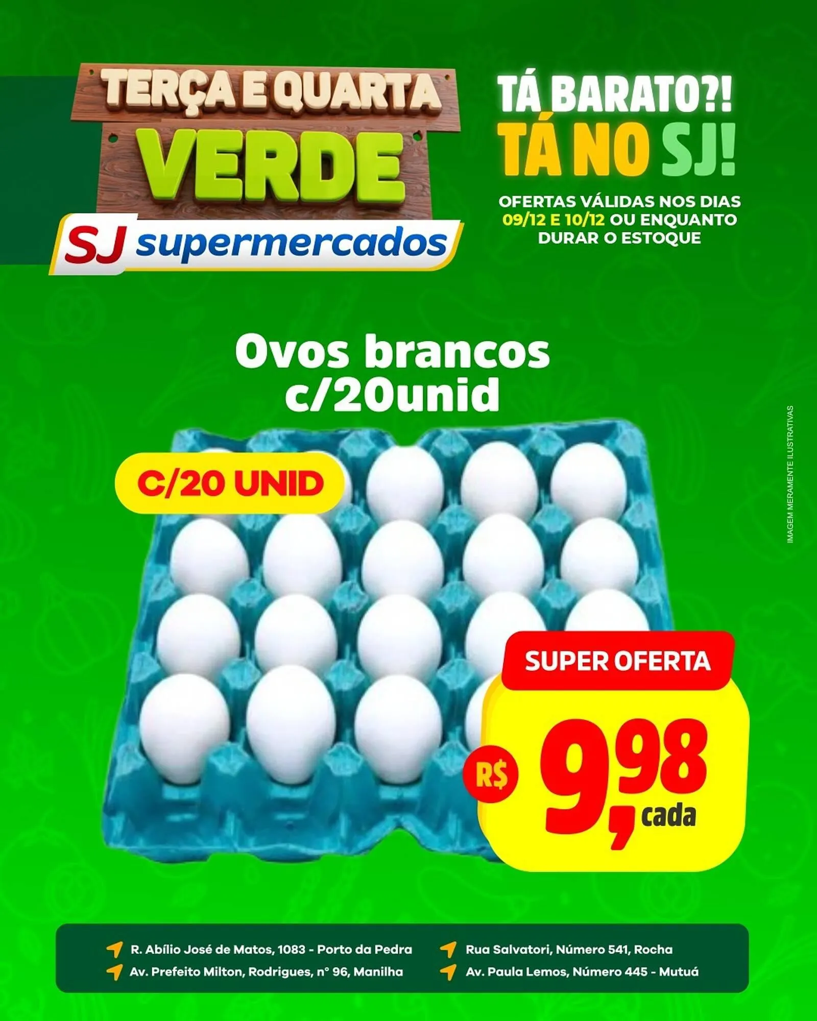 Encarte de Encarte Sj Supermercados 9 de dezembro até 10 de dezembro 2025 - Pagina 1