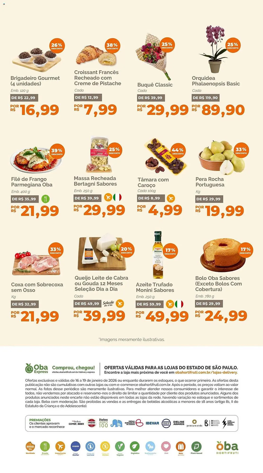 Encarte de Folheto Oba Hortifruti 16 de janeiro até 19 de janeiro 2026 - Pagina 7