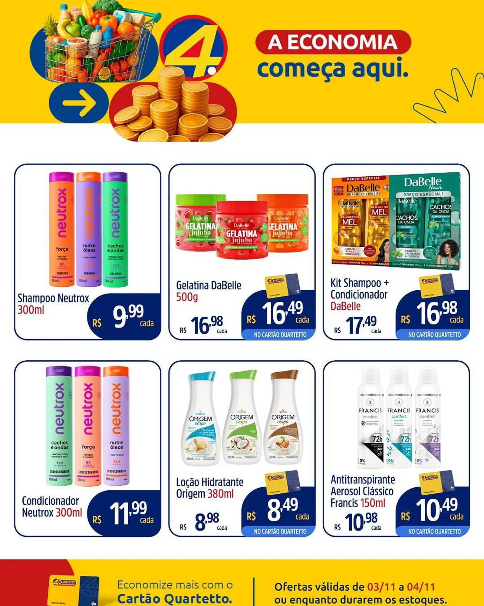 Encarte de Catálogo Quartetto Supermercados 3 de novembro até 4 de novembro 2025 - Pagina 5