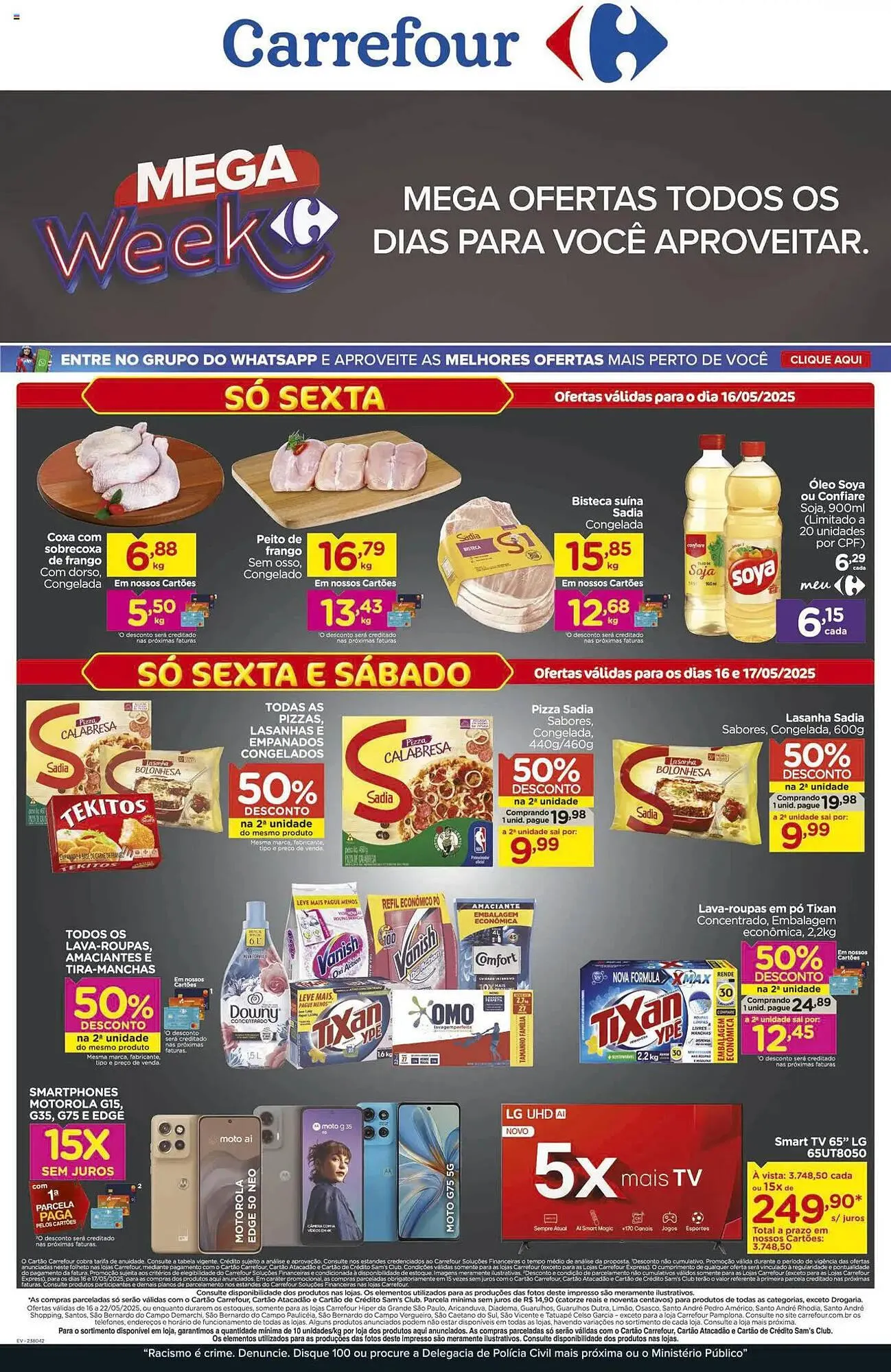 Encarte de Catálogo Carrefour 16 de maio até 22 de maio 2025 - Pagina 1