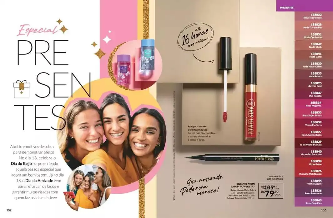 Encarte de Avon Revista Cosméticos Ciclo 8/2025 8 de abril até 15 de maio 2025 - Pagina 82