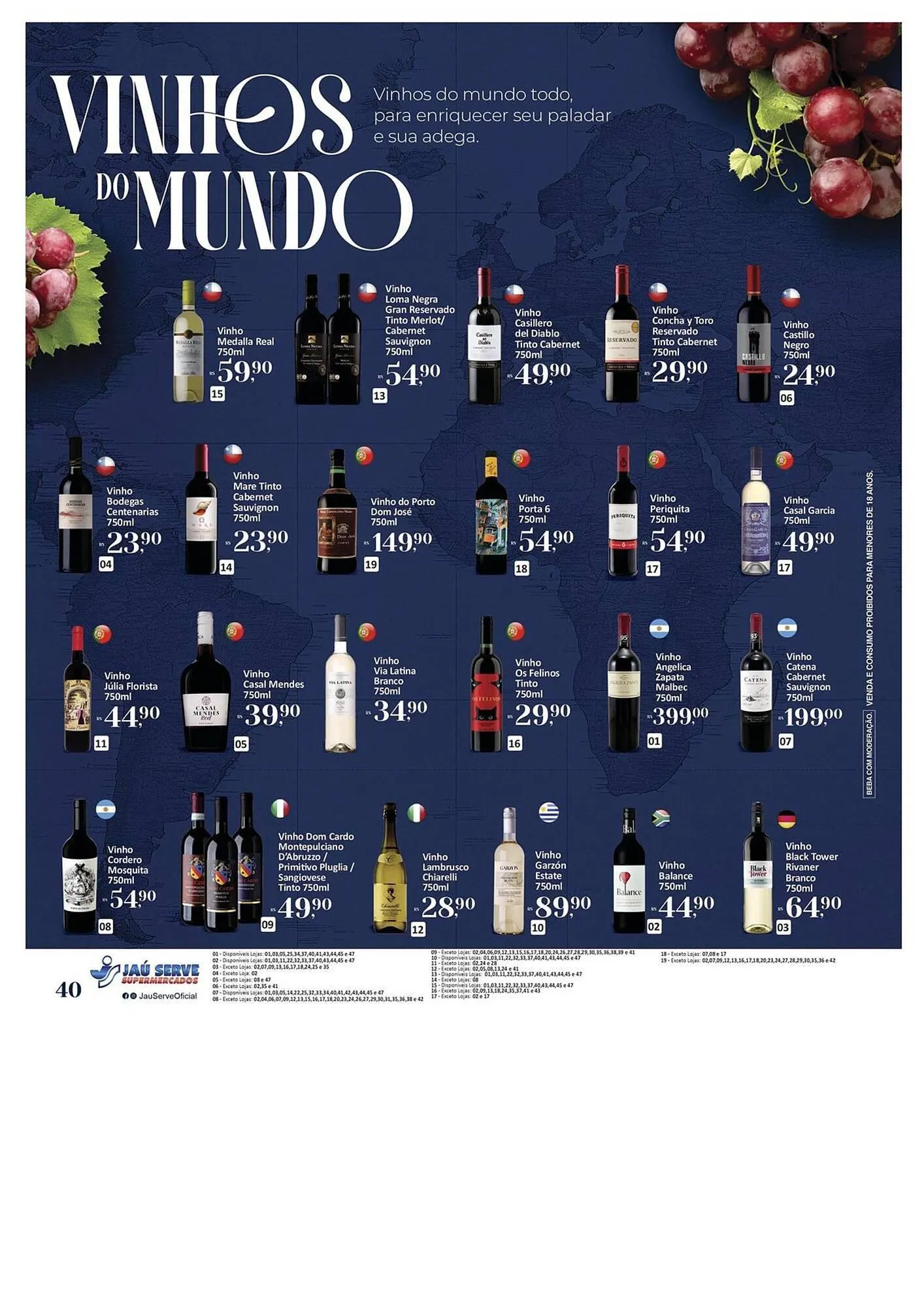 Encarte de Catálogo Supermercados Jau Serve 15 de julho até 29 de julho 2025 - Pagina 40