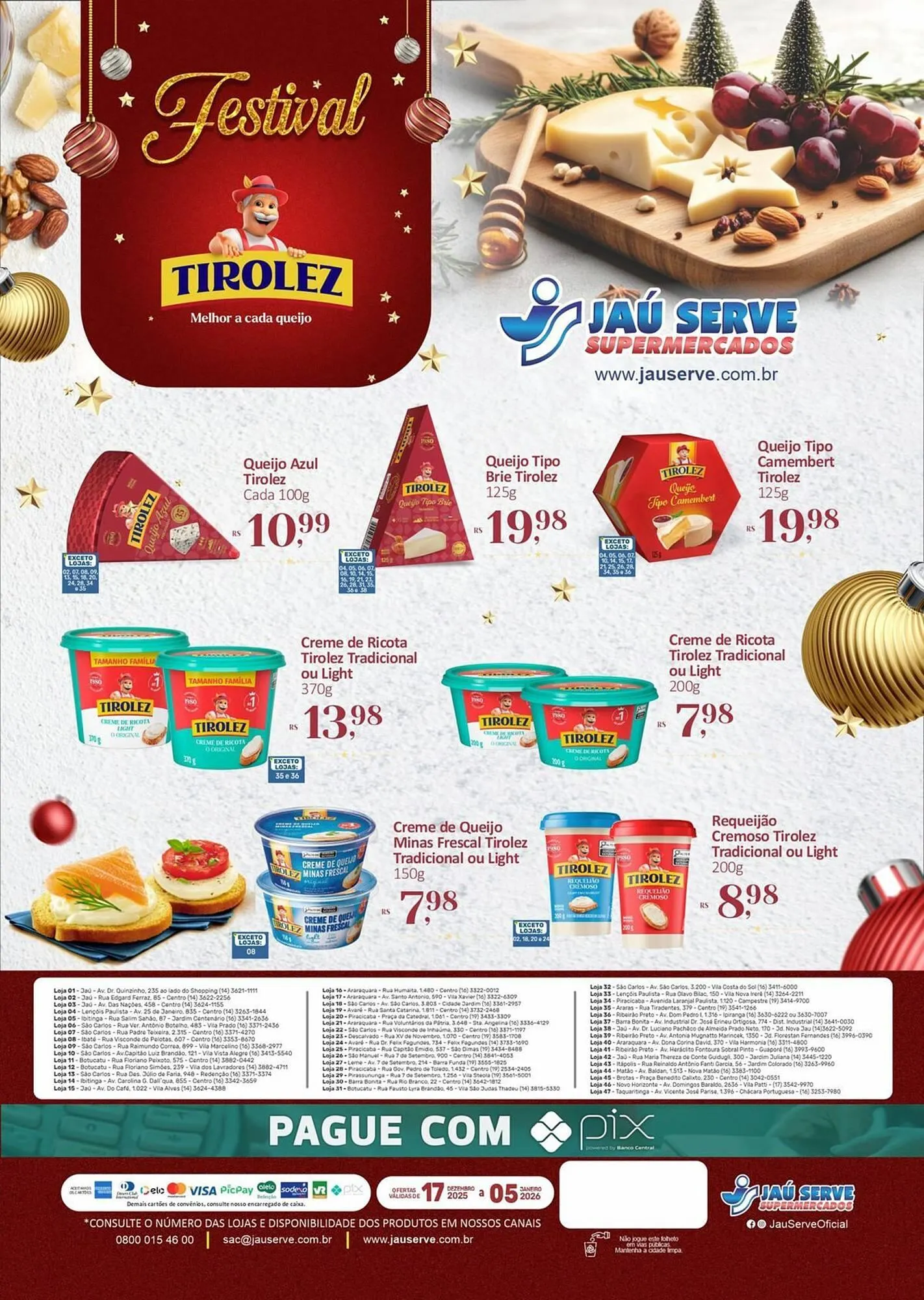 Encarte de Catálogo Supermercados Jau Serve 18 de dezembro até 5 de janeiro 2026 - Pagina 2