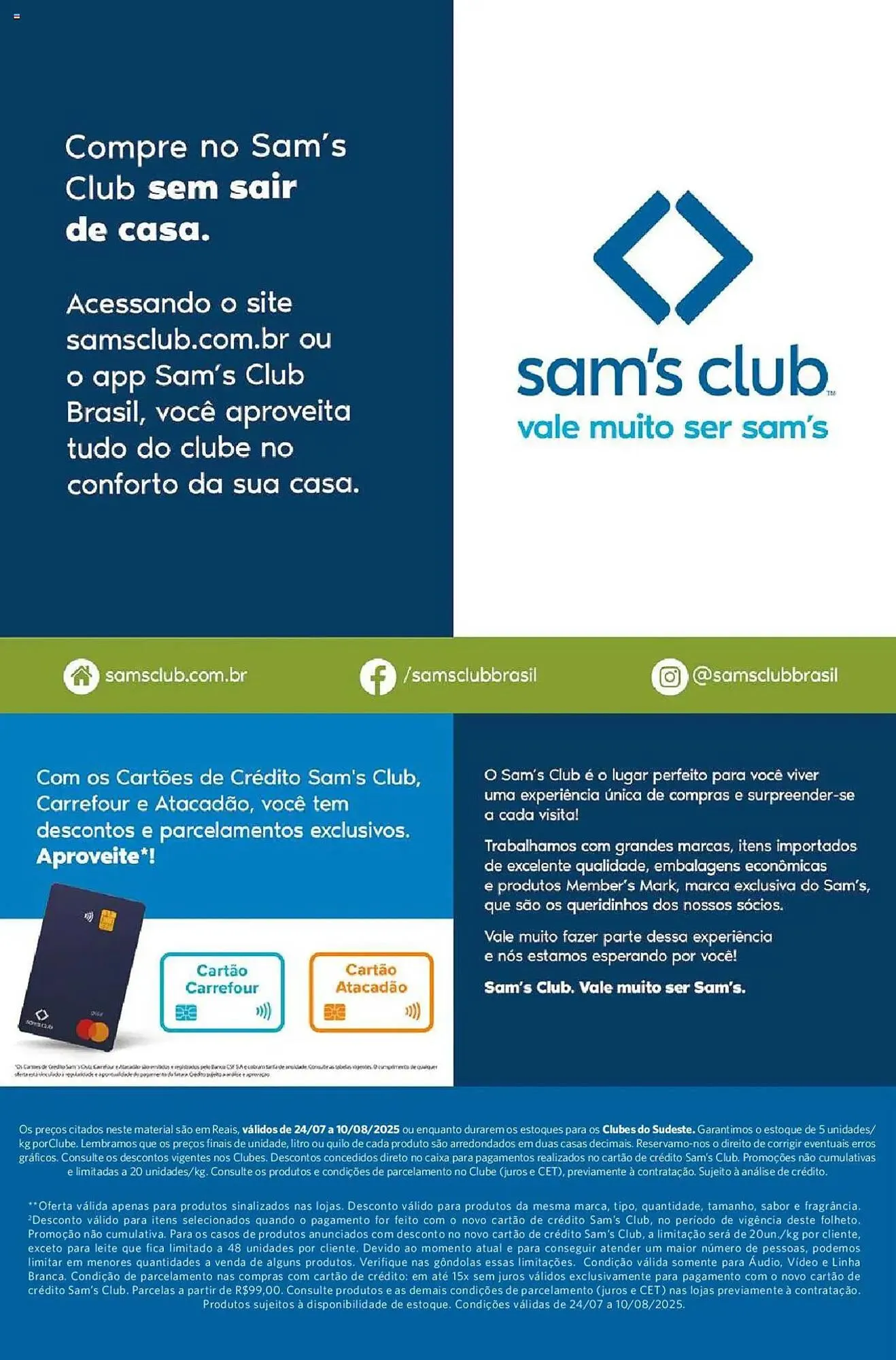Encarte de Catálogo Sam's Club 24 de julho até 10 de agosto 2025 - Pagina 11